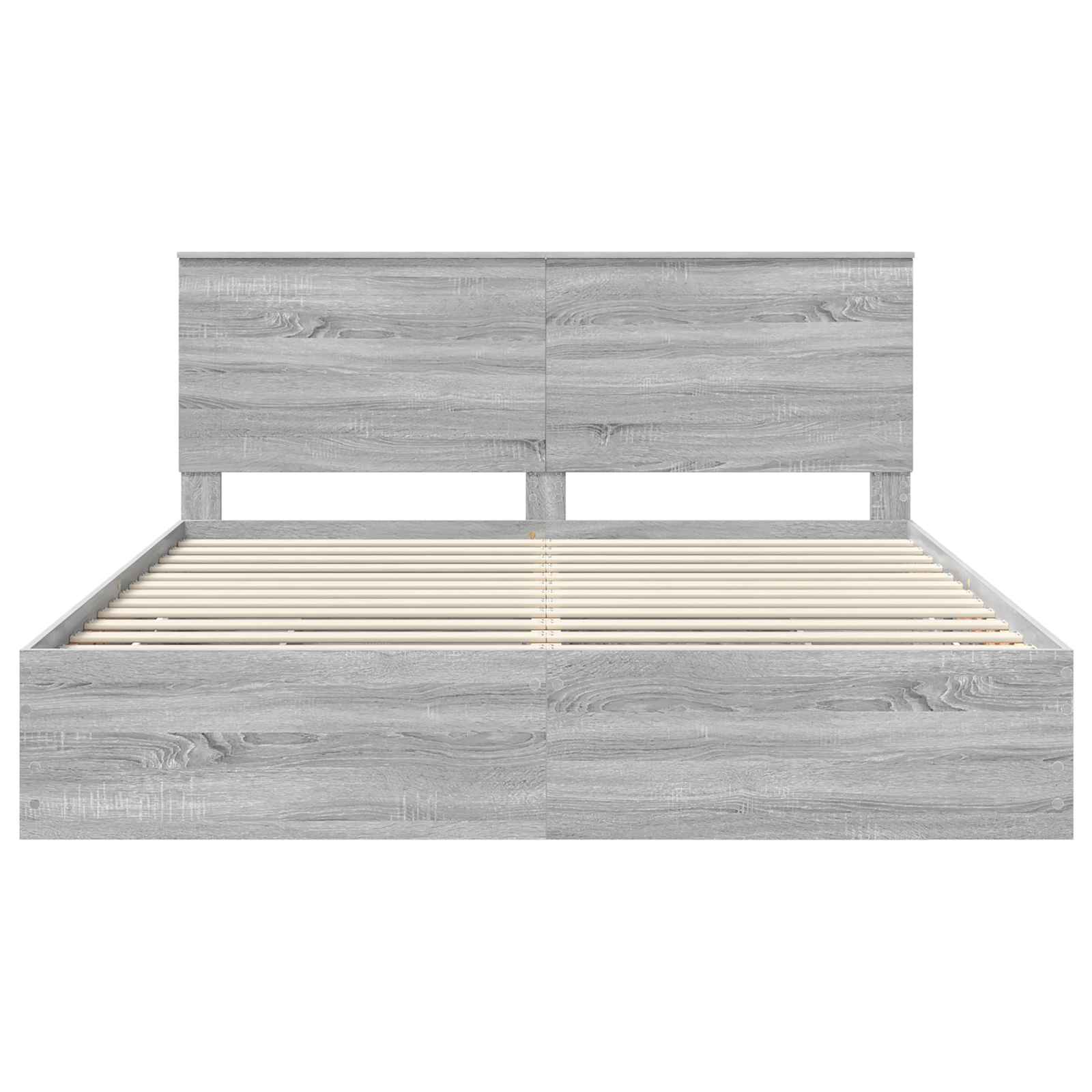 Bettrahmen Graues Sonoma 180 x 200 cm Ingenieurs Holz