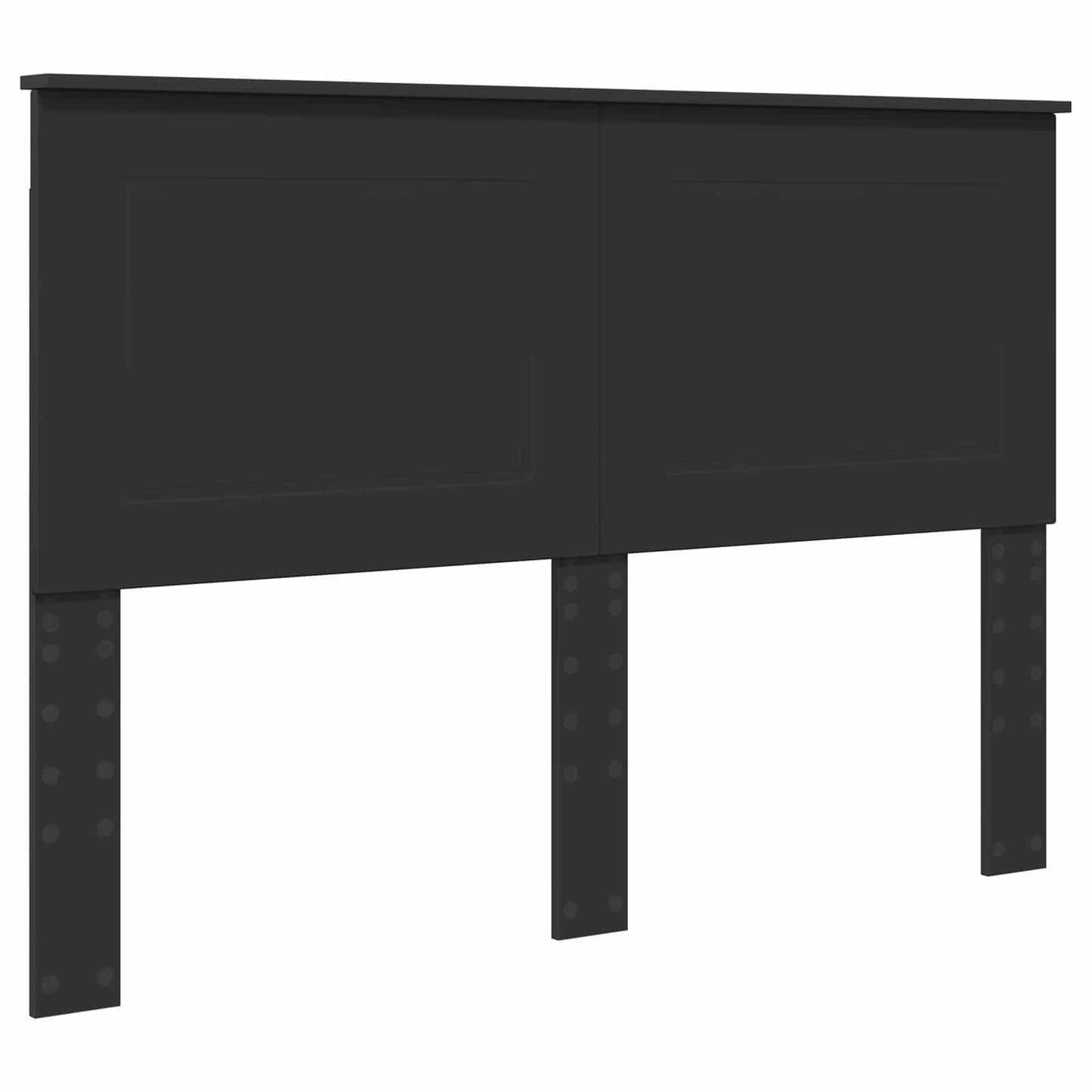 Bettrahmen mit Schubladen Schwarz 160 x 200 cm Ingenieurs Holz