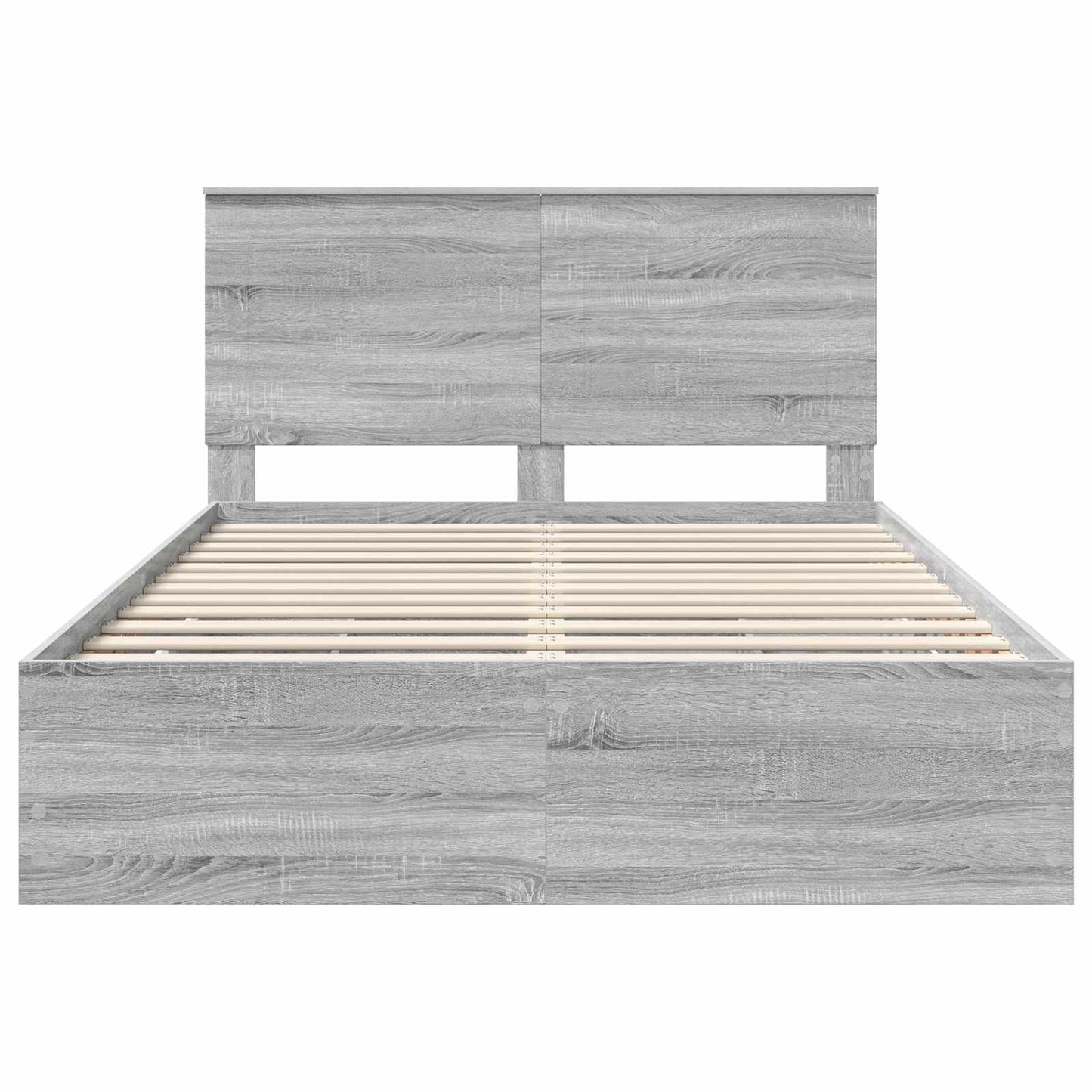 Bettrahmen Graues Sonoma 160 x 200 cm Ingenieurs Holz