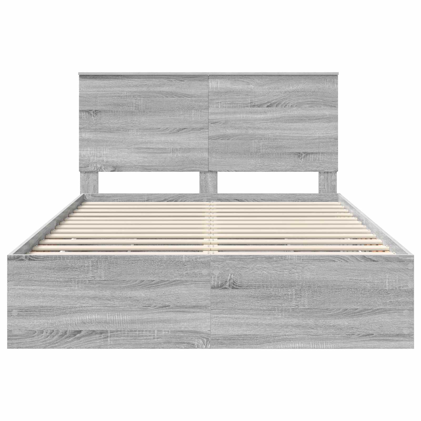 Bettrahmen Graues Sonoma 160 x 200 cm Ingenieurs Holz