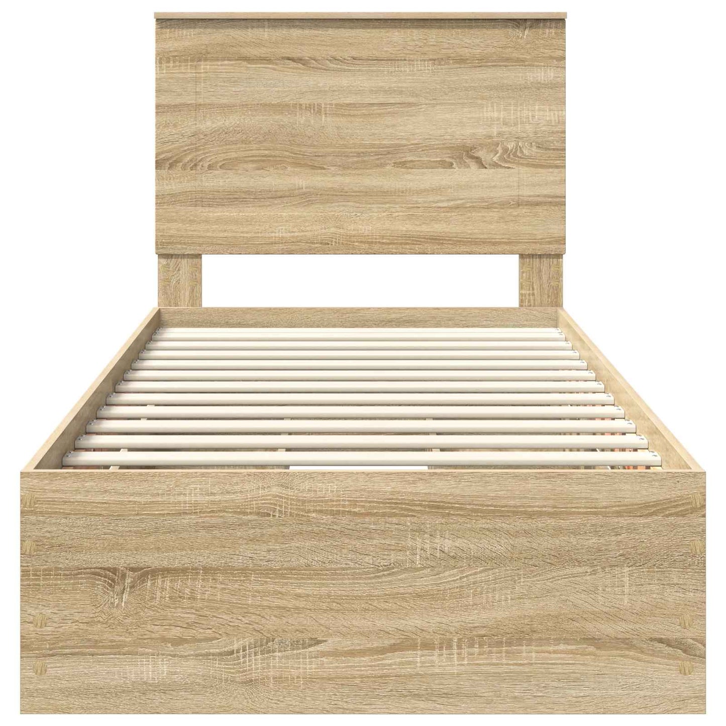 Bettrahmen Sonoma-Eiche 100 x 200 cm Ingenieurs Holz