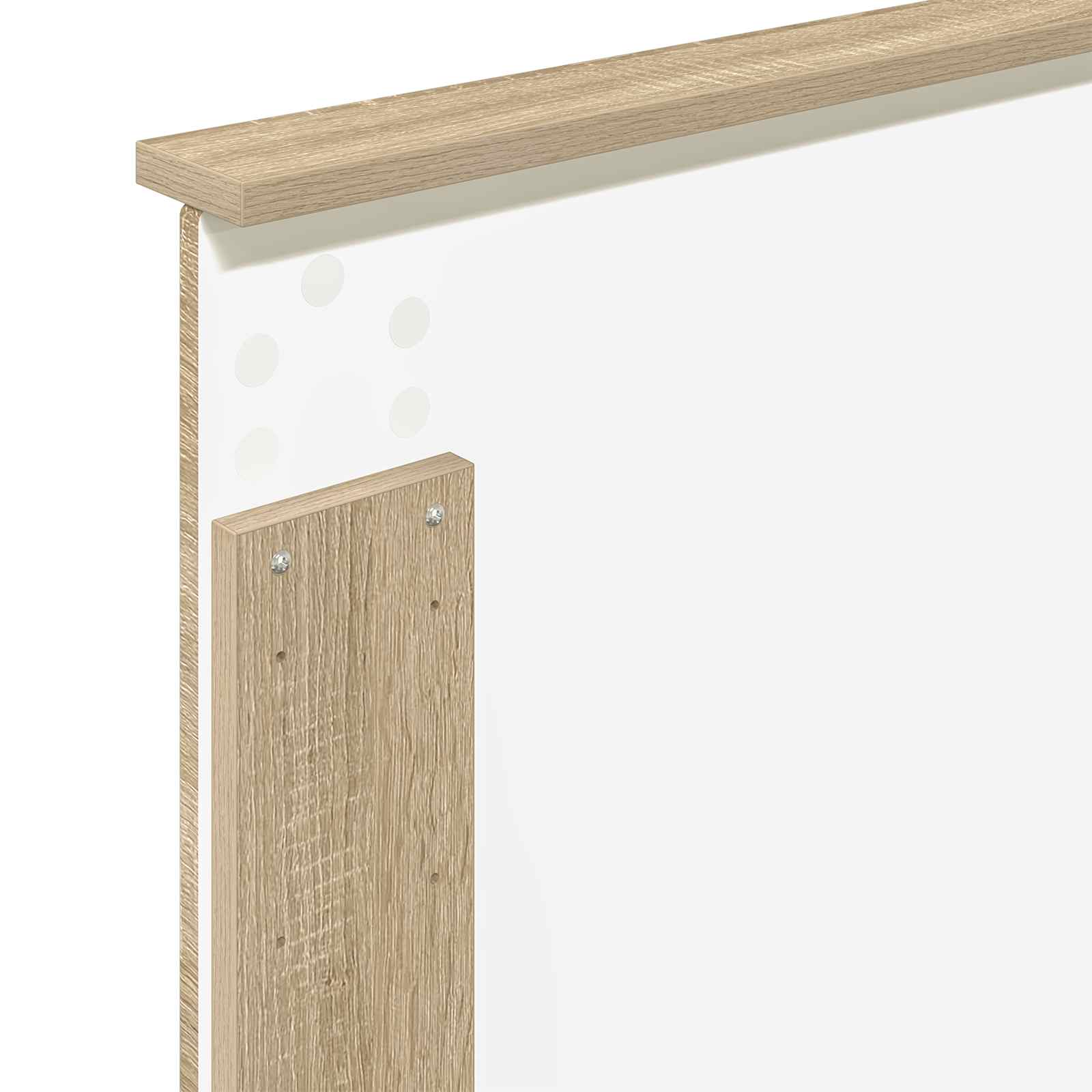 Aufbewahrungsbett Sonoma-Eiche 90 x 200 cm Holzwerkstoff