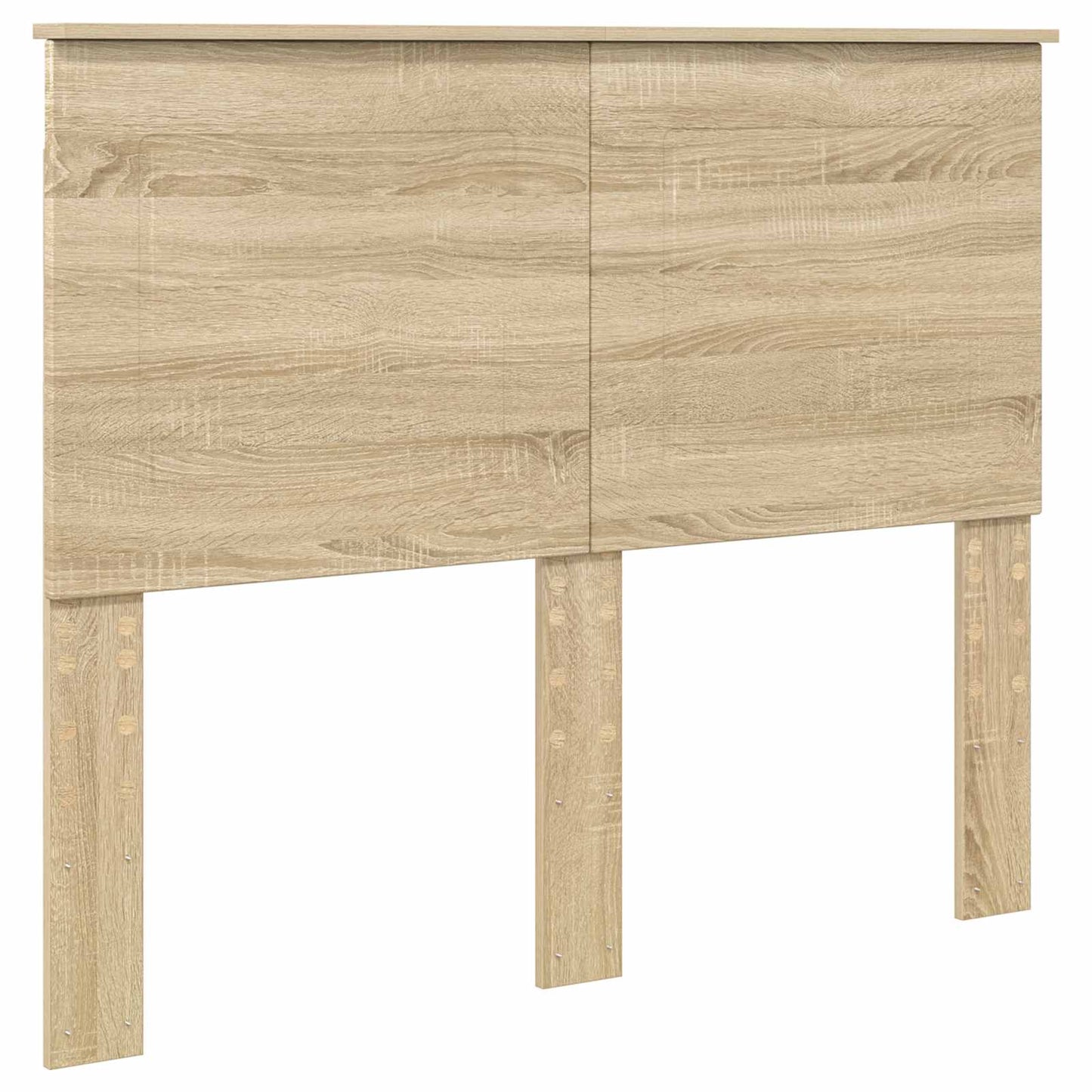 Bettrahmen mit Kopfteil Sonoma-Eiche 135 x 190 cm Holzwerkstoff
