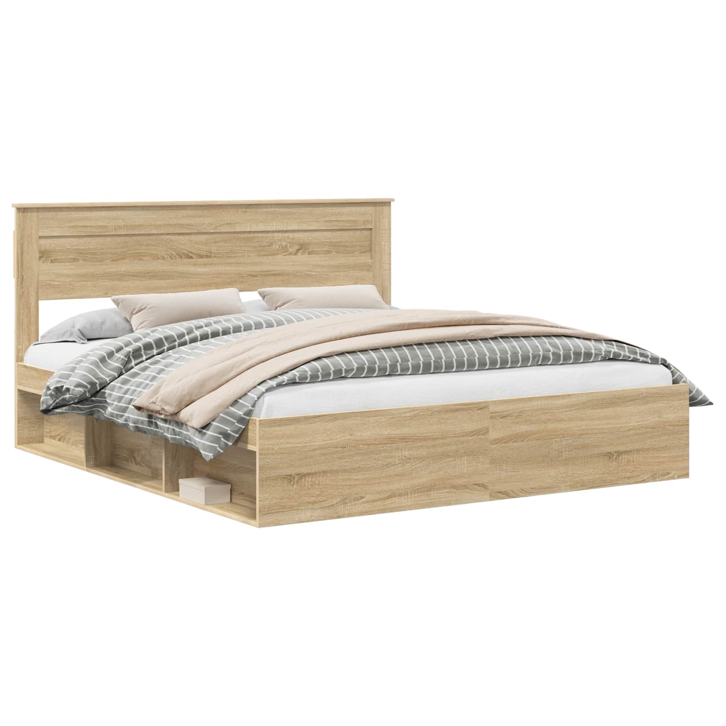 Bettrahmen Sonoma 200 x 200 cm Massives Kiefernholz