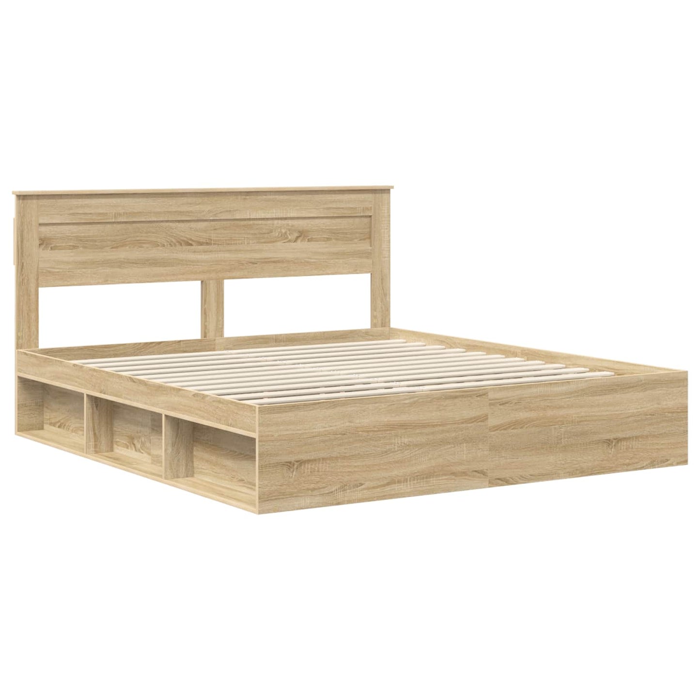 Bettrahmen Sonoma 200 x 200 cm Massives Kiefernholz