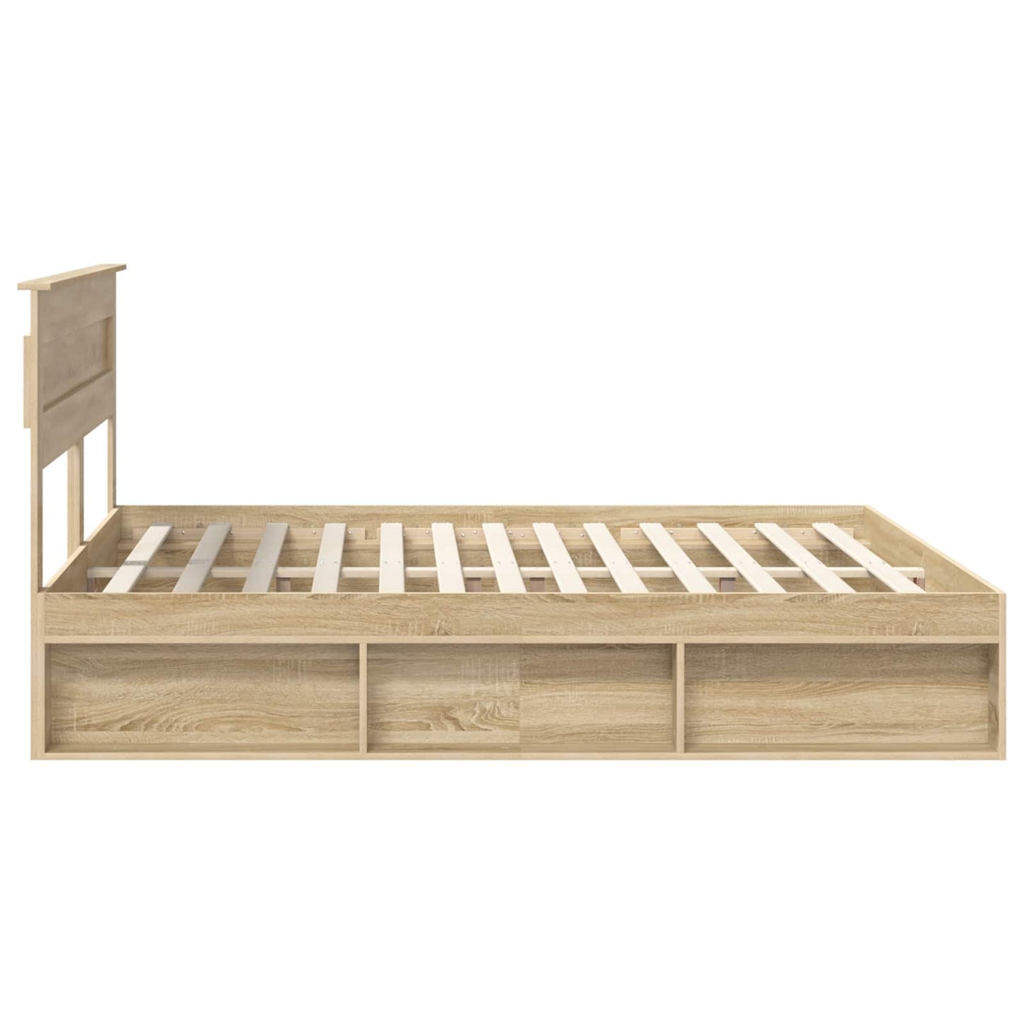 Bettrahmen Sonoma 200 x 200 cm Massives Kiefernholz