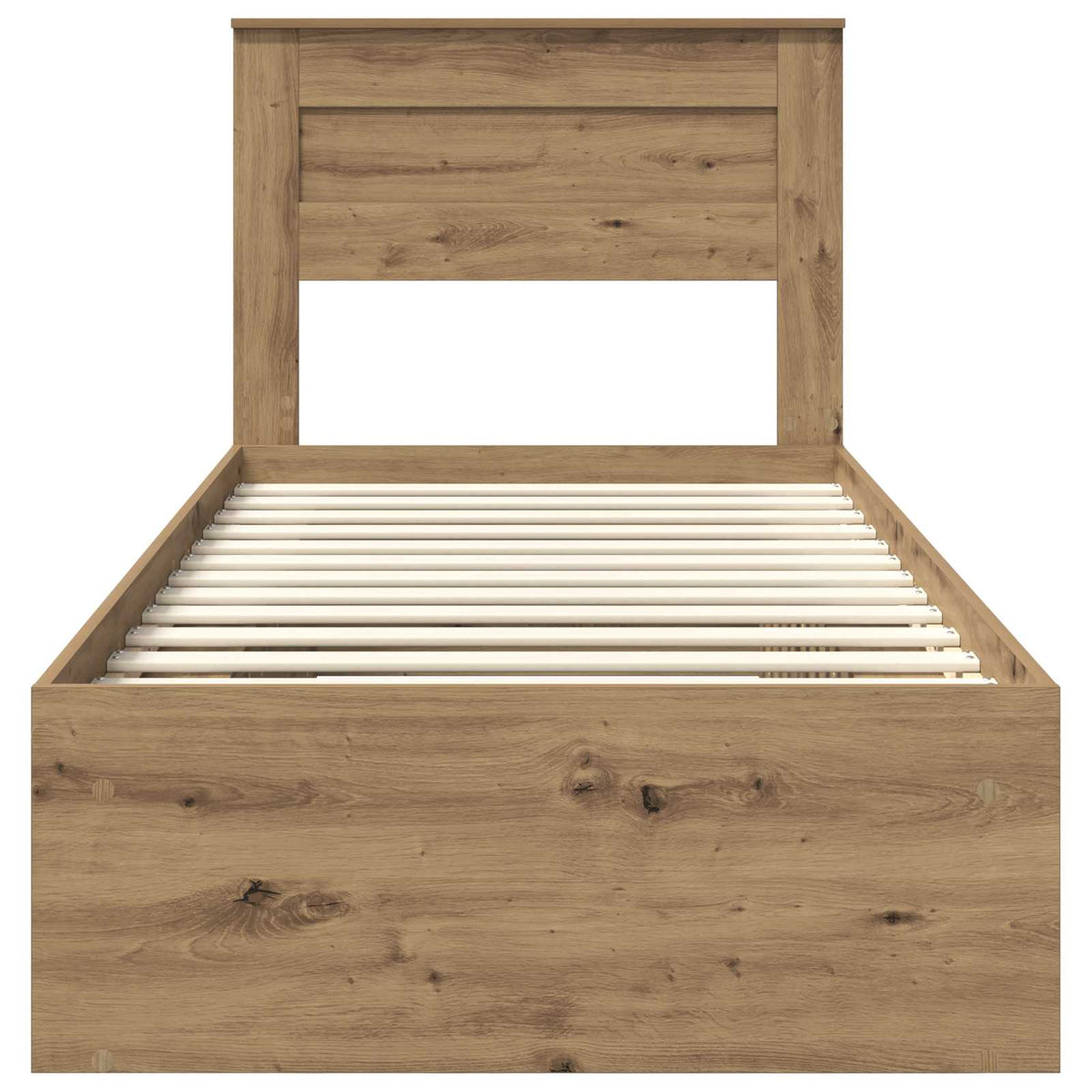Bettrahmen Artisan-Eiche 100 x 200 cm Holzwerkstoff