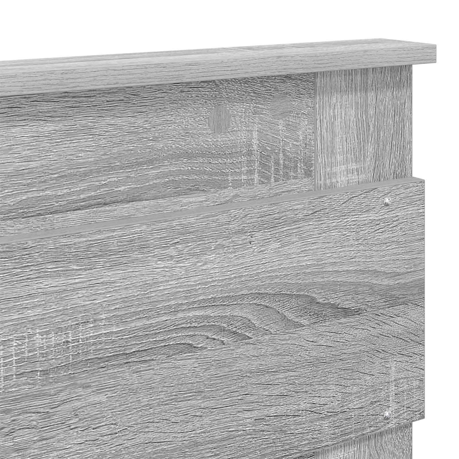 Bettrahmen Graues Sonoma 180 x 200 cm Ingenieurs Holz