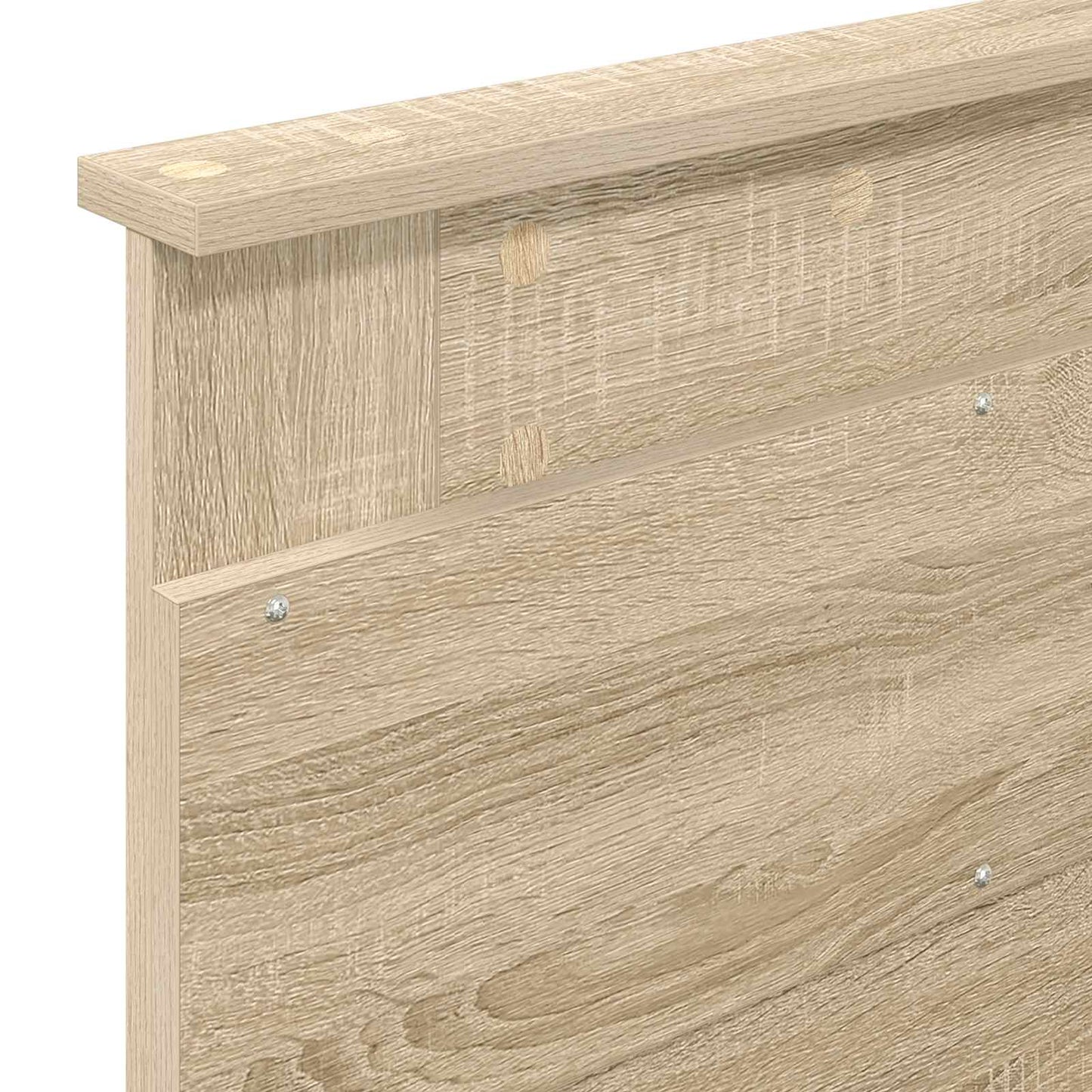 Aufbewahrungsbett Sonoma-Eiche 75 x 190 cm Holzwerkstoff
