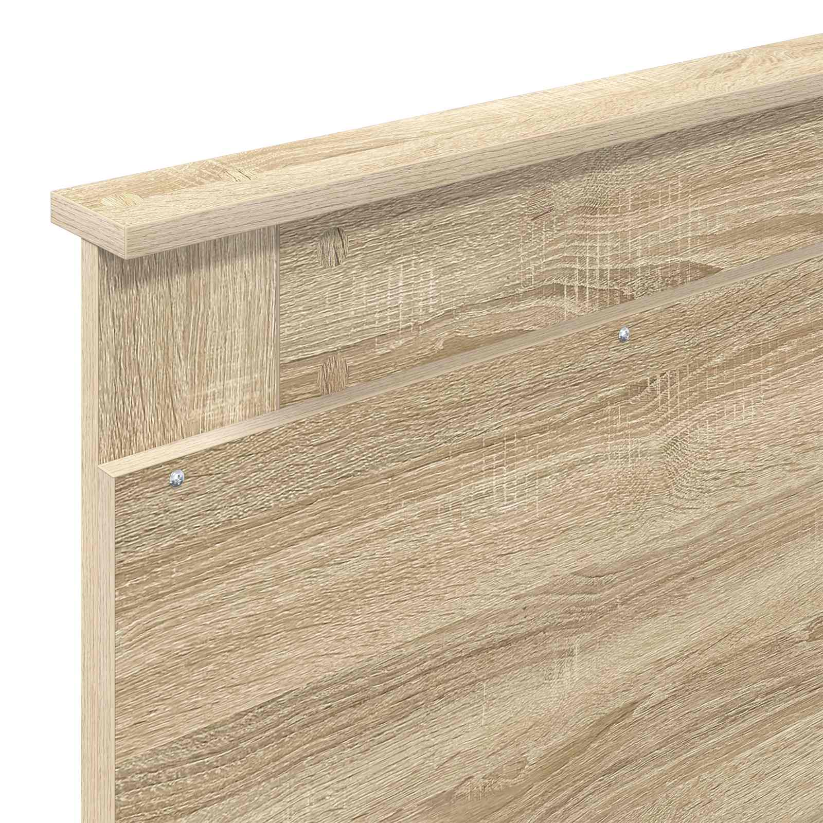 Aufbewahrungsbett Sonoma-Eiche 75 x 190 cm Holzwerkstoff