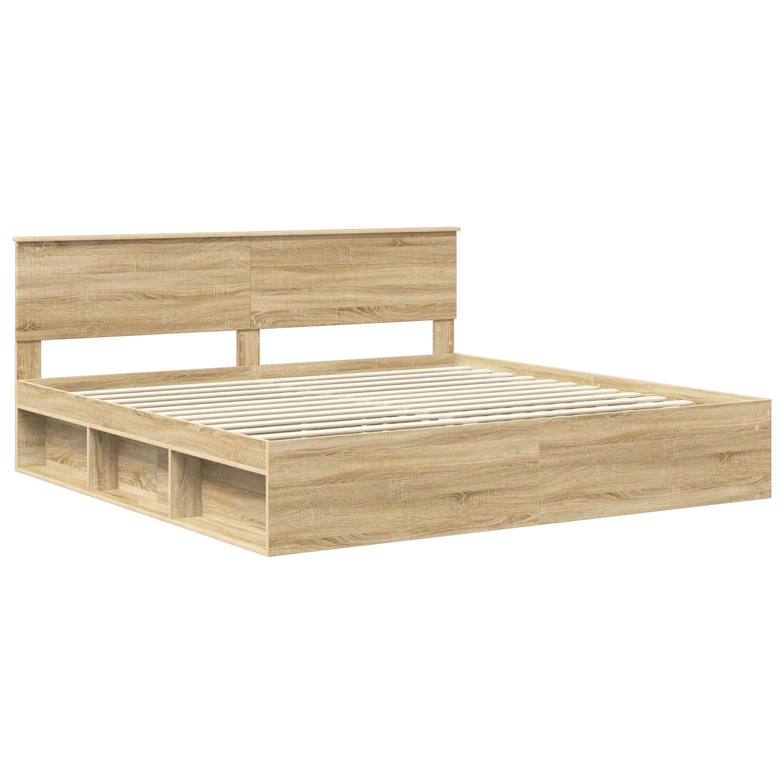 Bettrahmen Sonoma 200 x 200 cm Massives Kiefernholz