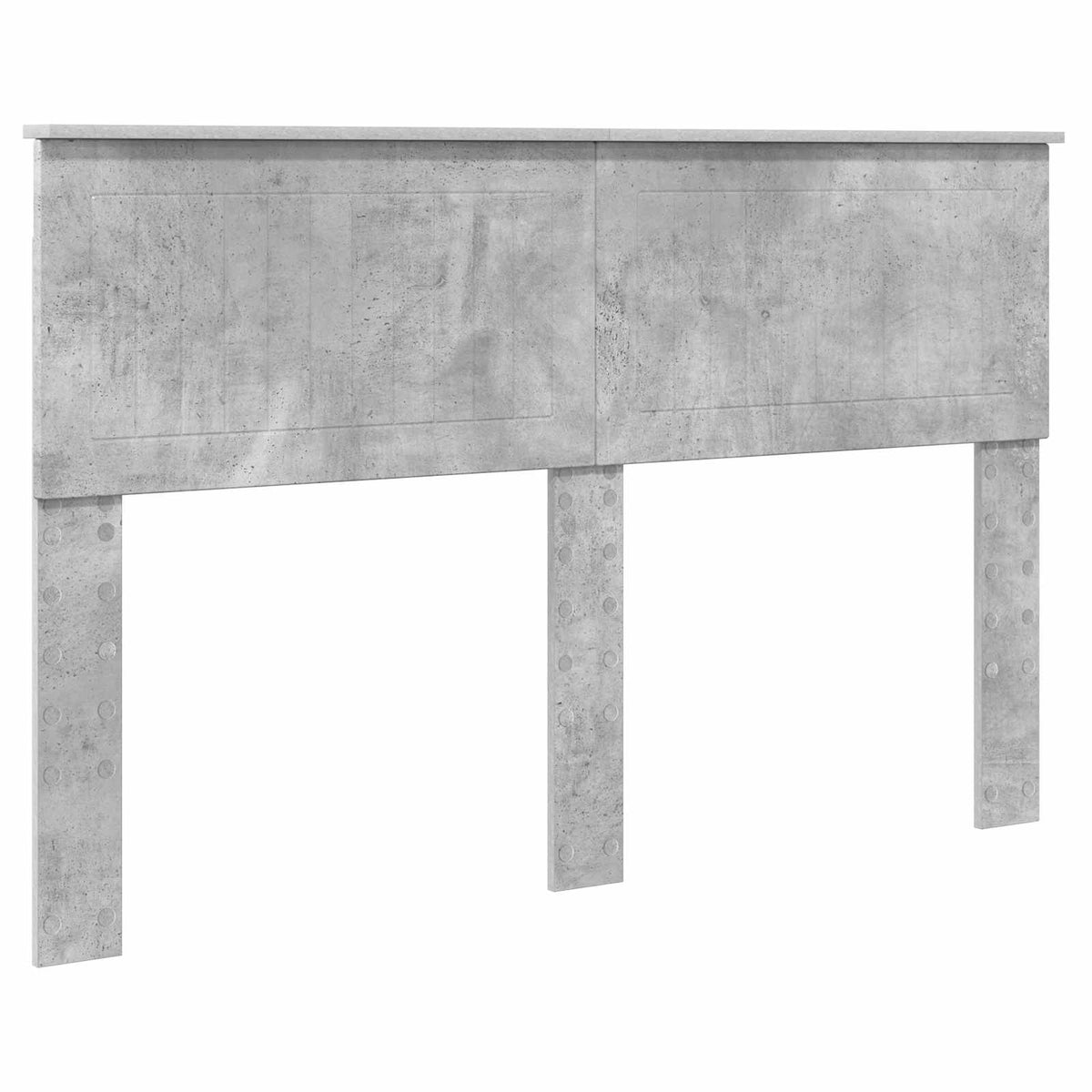 Bettrahmen Beton 140 x 200 cm Massives Kiefernholz