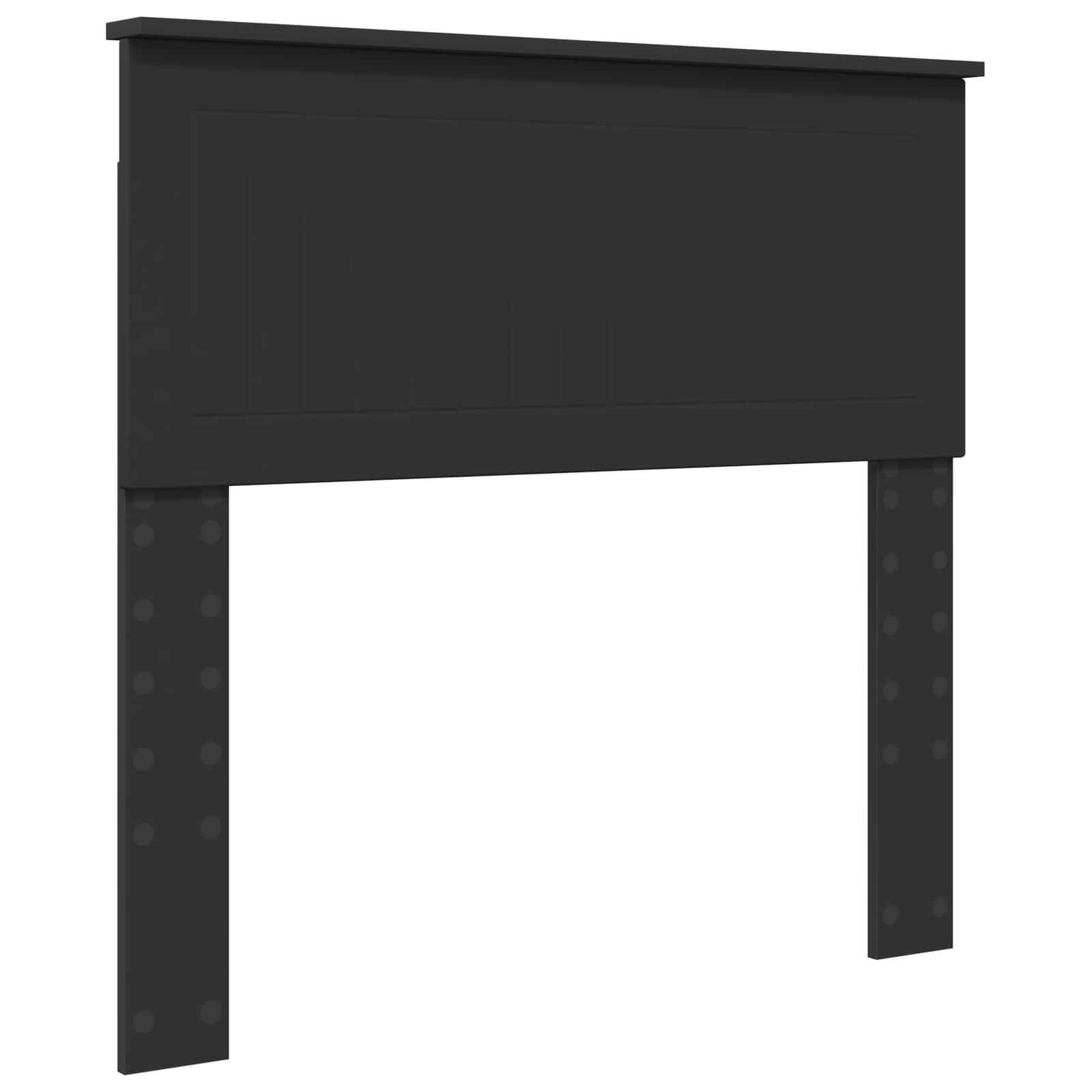 Bettrahmen Schwarz 90 x 200 cm Massives Kiefernholz