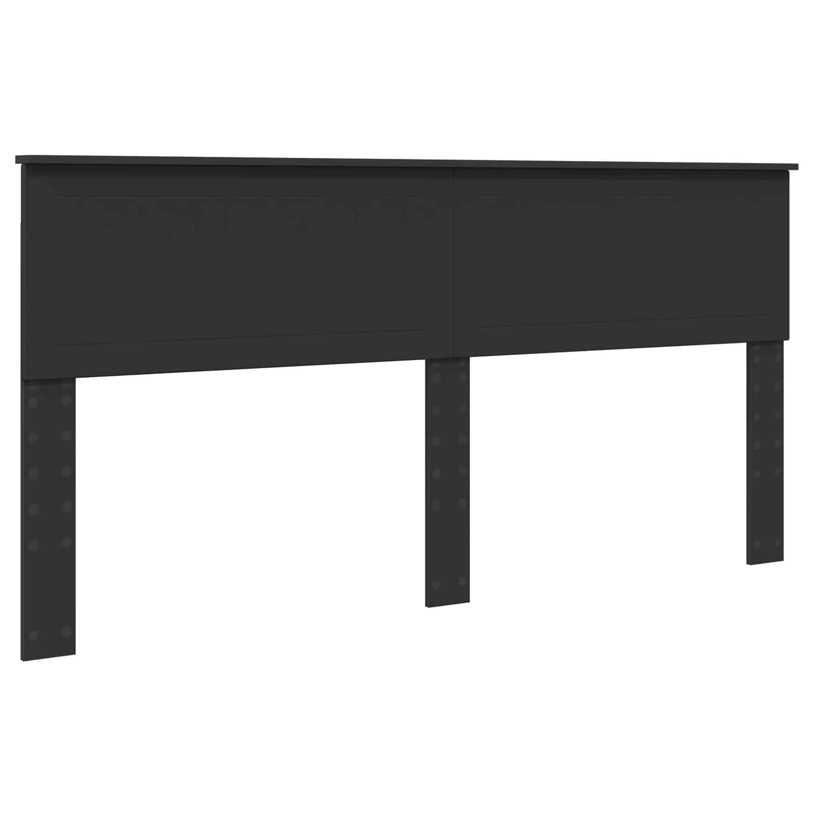Bettrahmen mit Schubladen Schwarz 180 x 200 cm Ingenieurs Holz