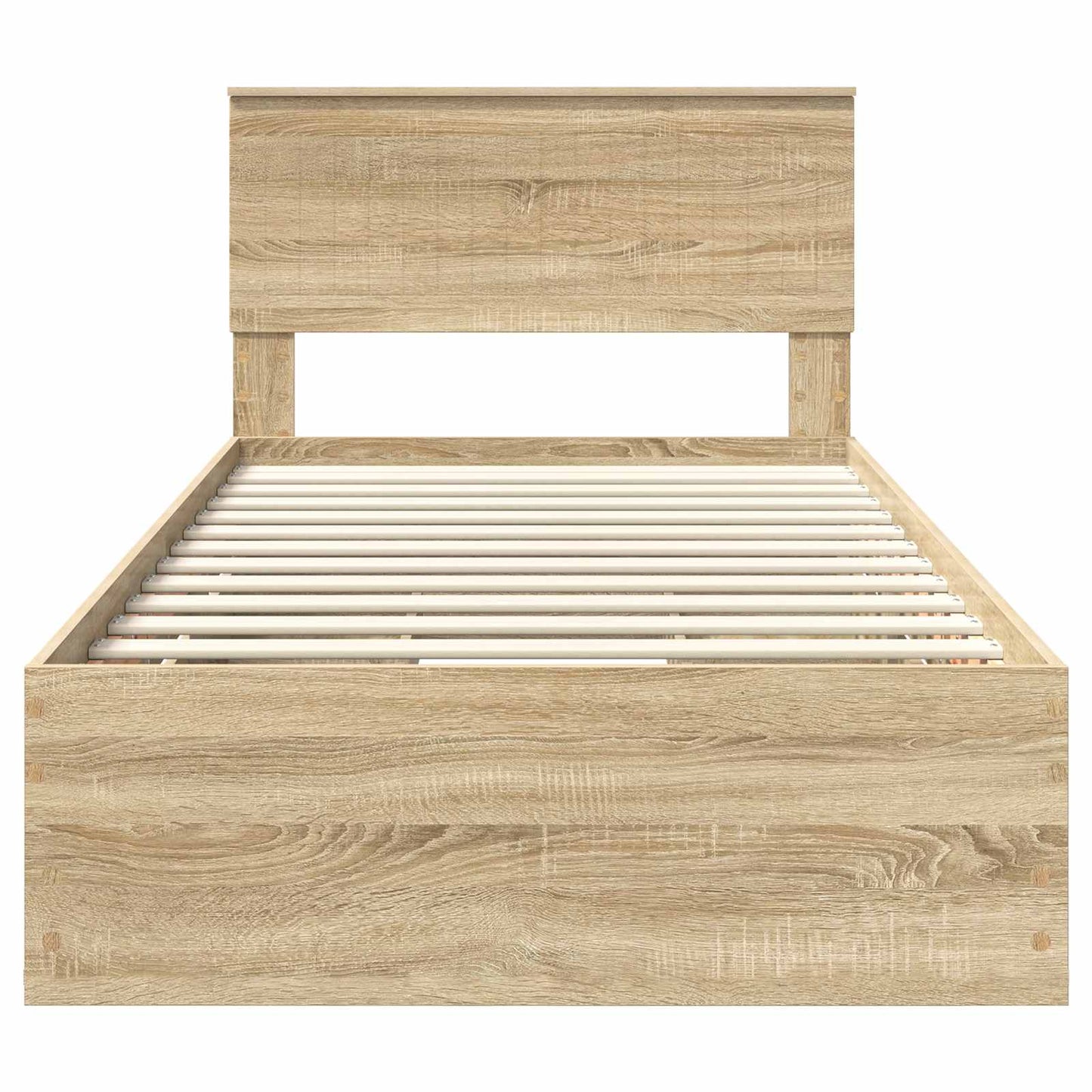 Bettrahmen Sonoma-Eiche 100 x 200 cm Ingenieurs Holz