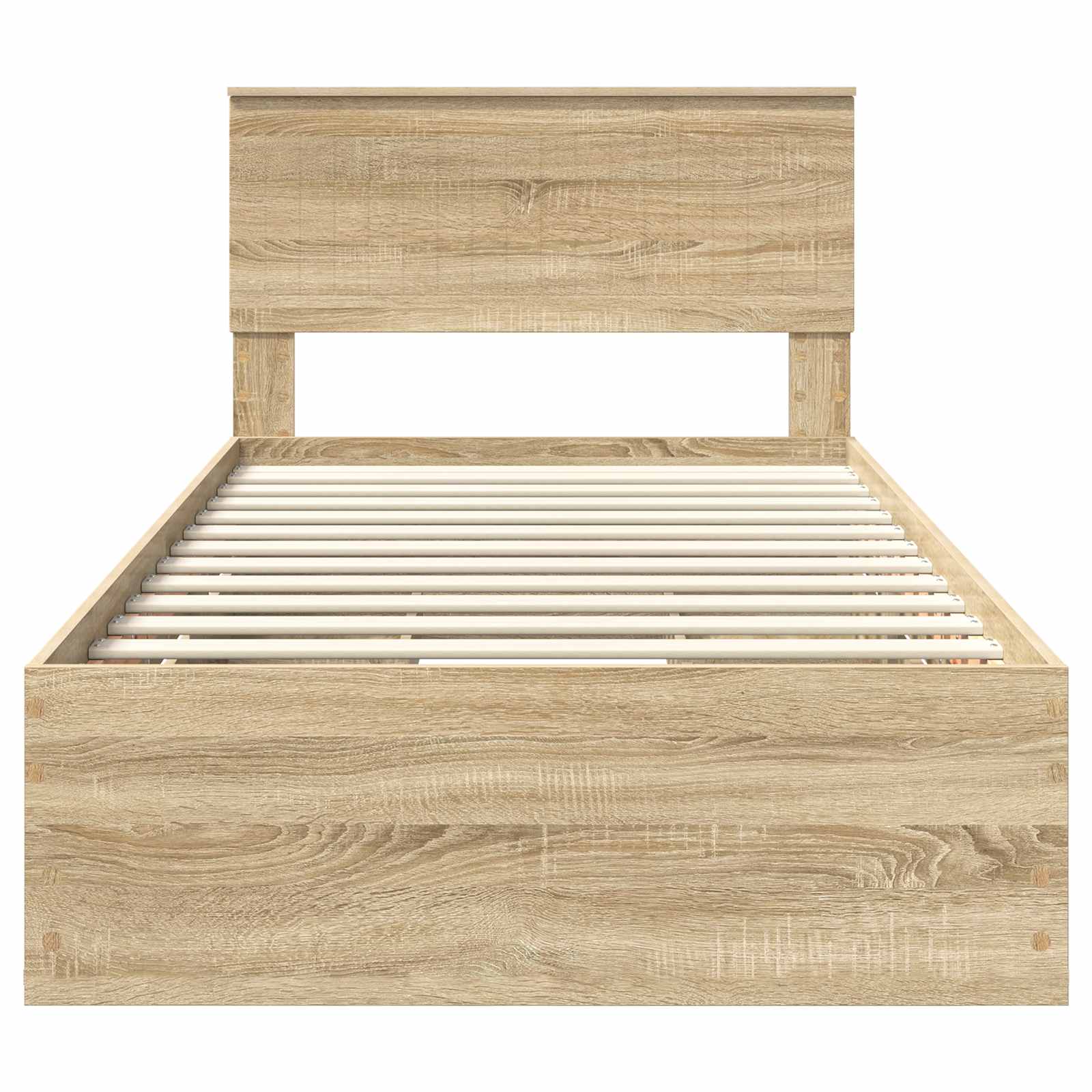 Bettrahmen Sonoma-Eiche 100 x 200 cm Ingenieurs Holz