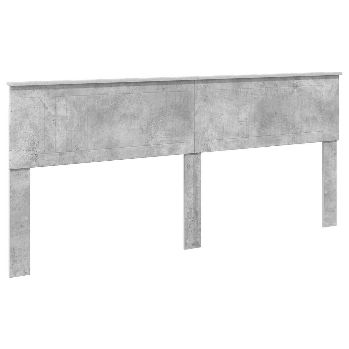 Bettrahmen mit Schubladen Betongrau 200 x 200 cm Holzwerkstoff