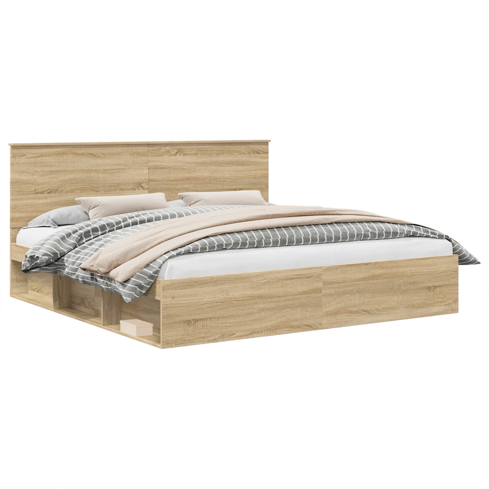 Bettrahmen Sonoma 200 x 200 cm Massives Kiefernholz