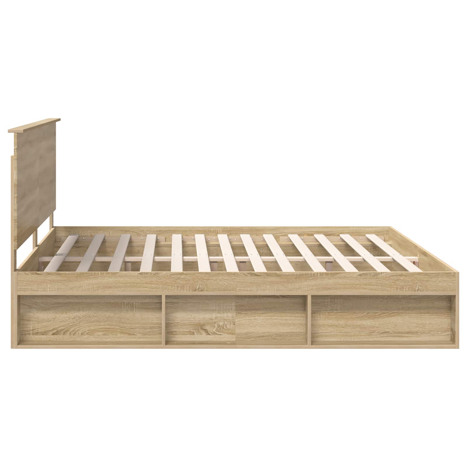Bettrahmen Sonoma 200 x 200 cm Massives Kiefernholz