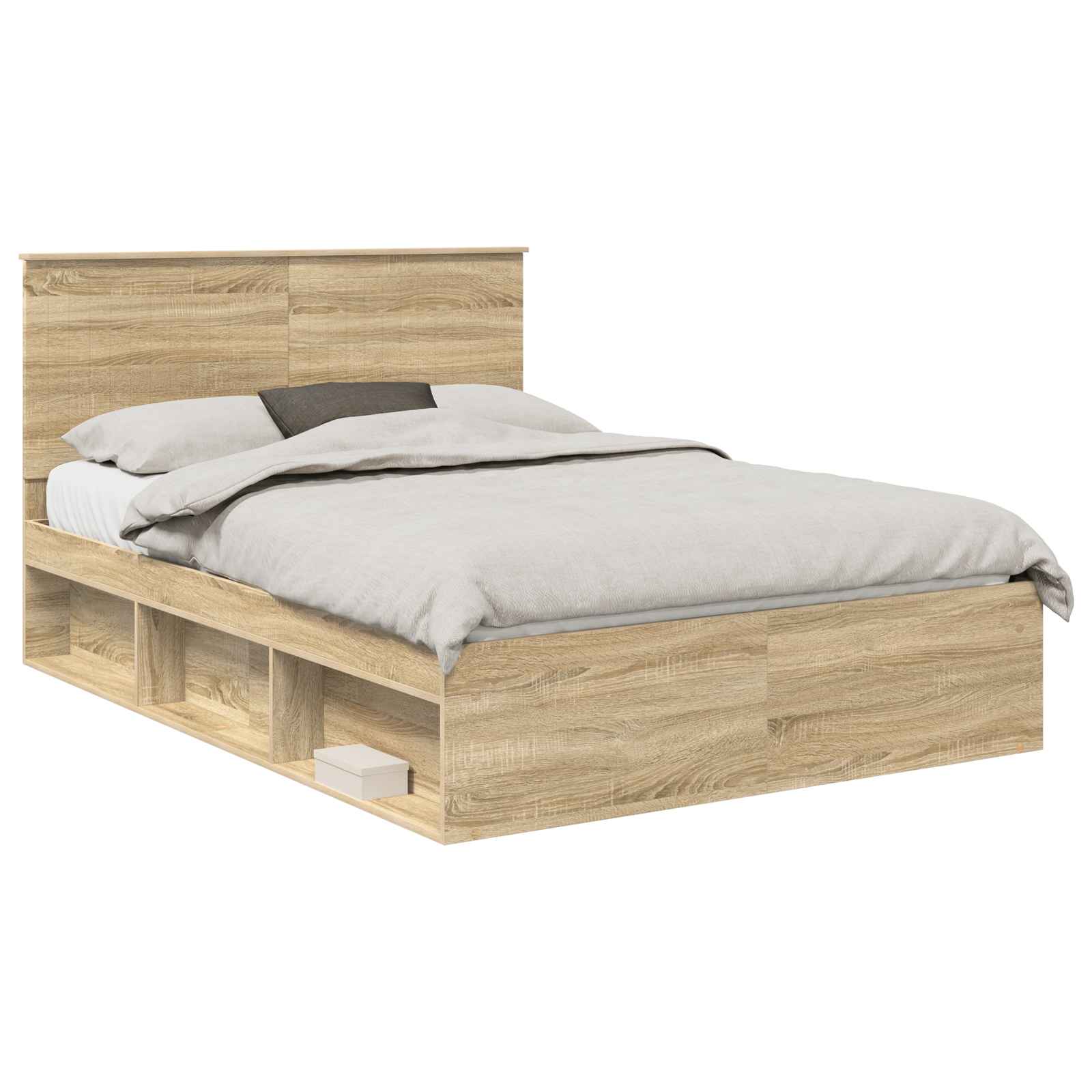 Bettrahmen Sonoma 140 x 190 cm Massives Kiefernholz