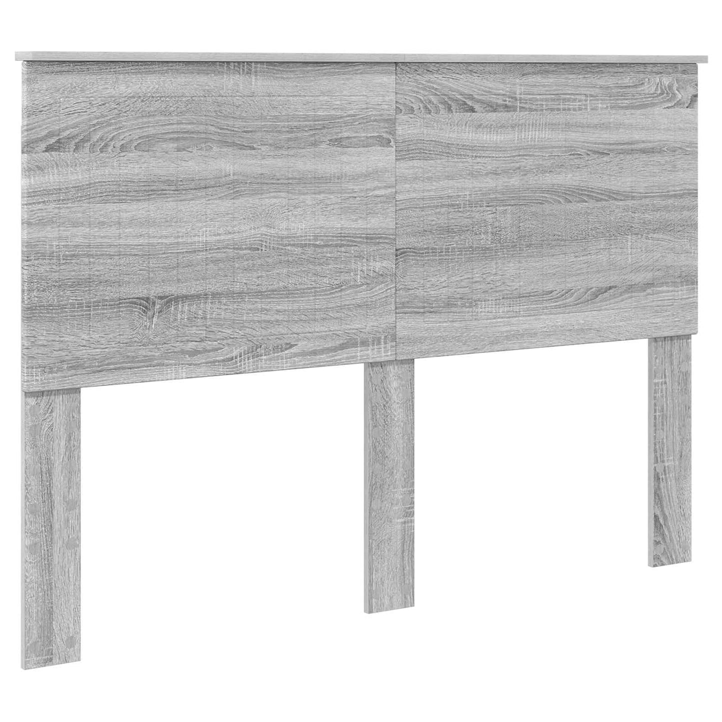 Bettrahmen Graues Sonoma 140 x 190 cm Massives Kiefernholz
