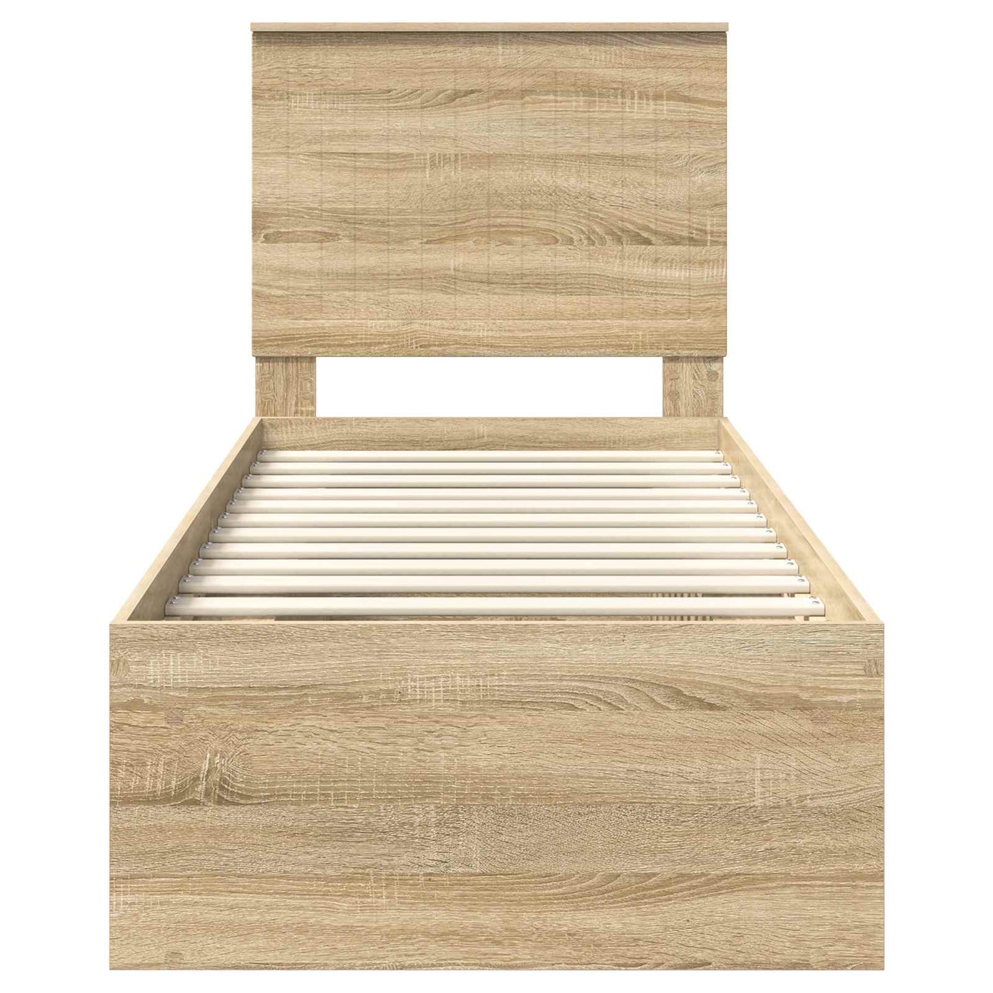 Bettrahmen Sonoma-Eiche 75 x 190 cm Massives Kiefernholz