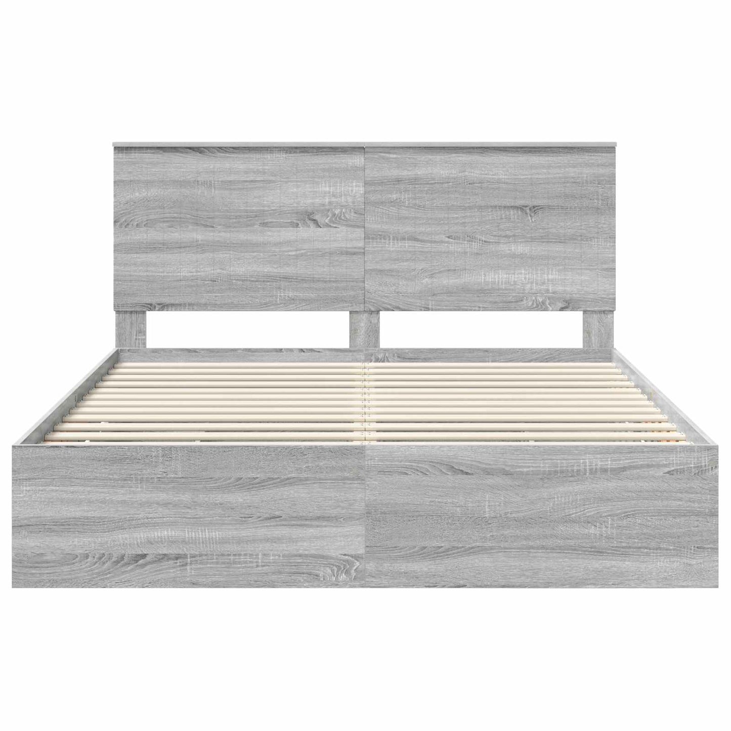 Bettrahmen Graues Sonoma 160 x 200 cm Ingenieurs Holz