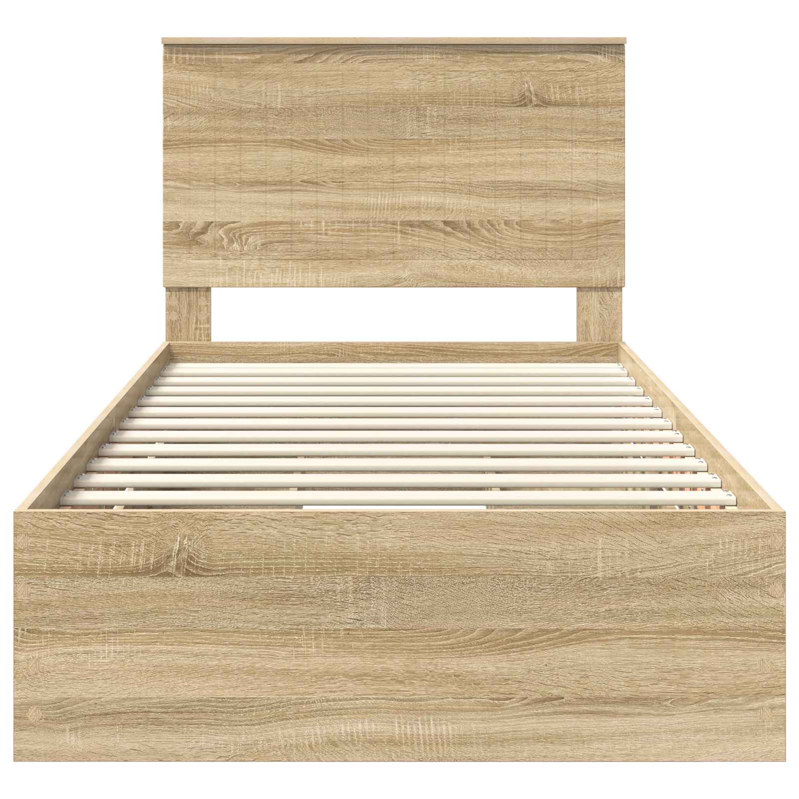 Bettrahmen Sonoma-Eiche 100 x 200 cm Ingenieurs Holz