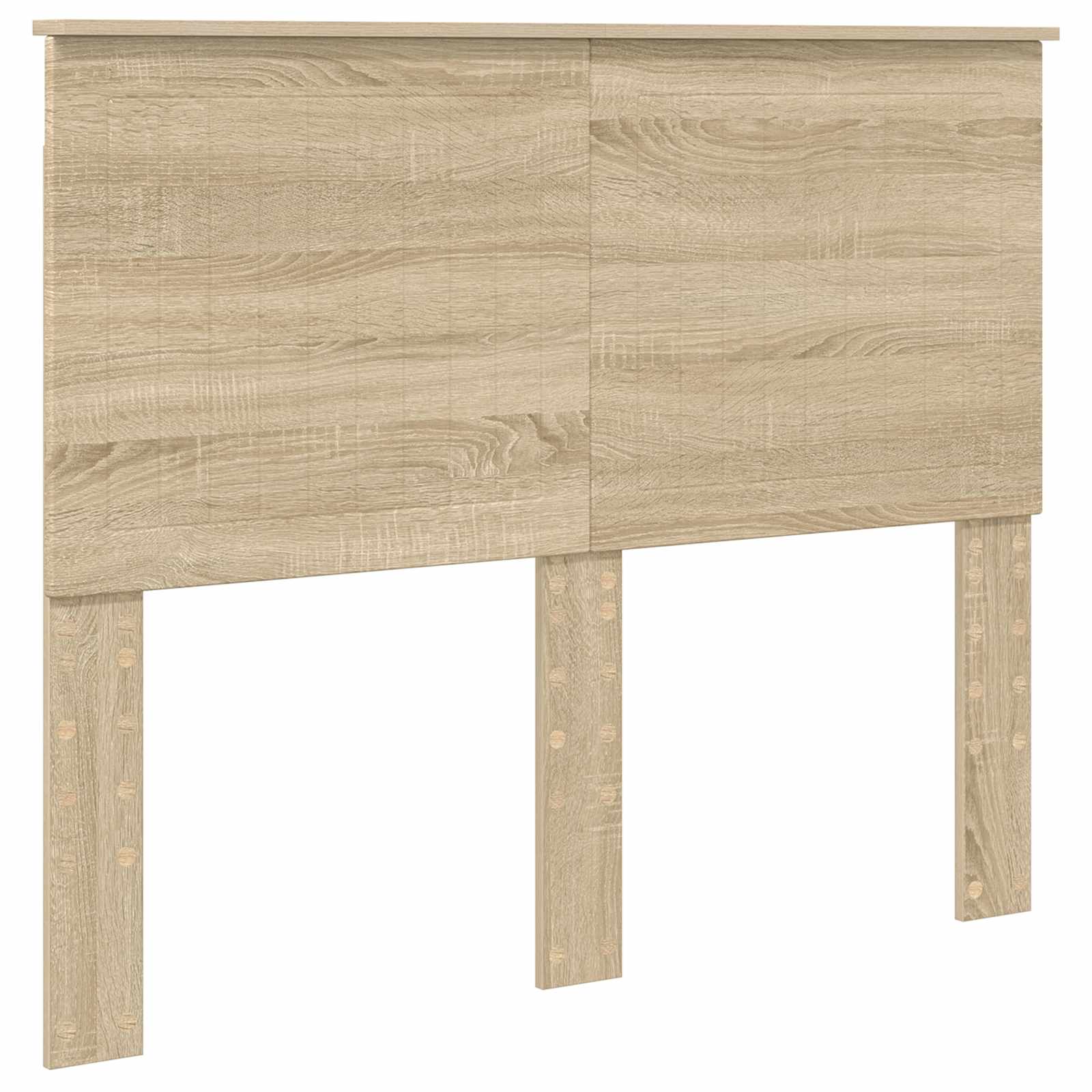 Bettrahmen mit Kopfteil Sonoma-Eiche 135 x 190 cm Holzwerkstoff