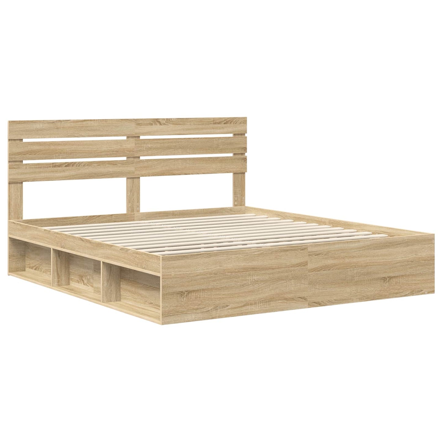 Bettrahmen Sonoma 200 x 200 cm Massives Kiefernholz