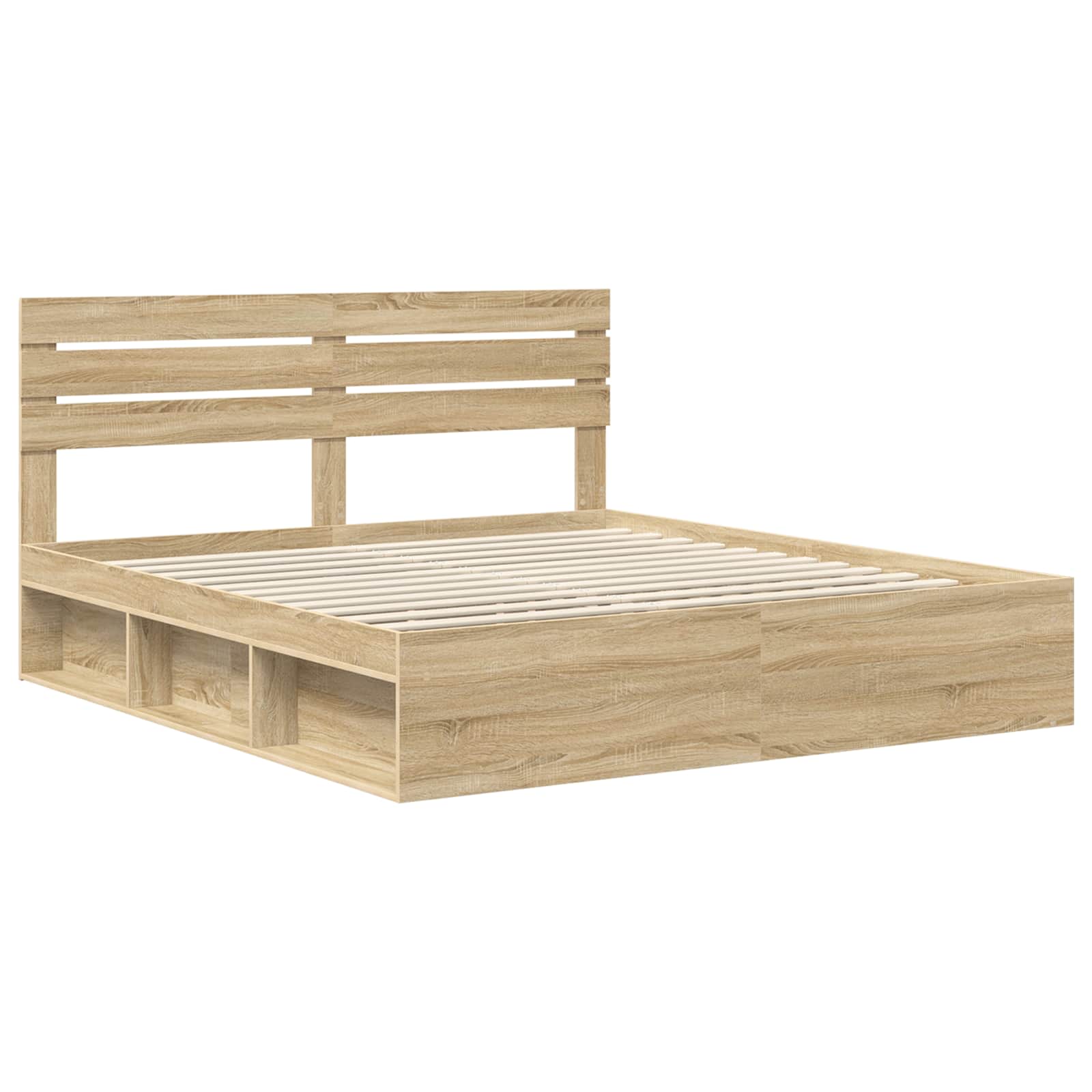 Bettrahmen Sonoma 200 x 200 cm Massives Kiefernholz