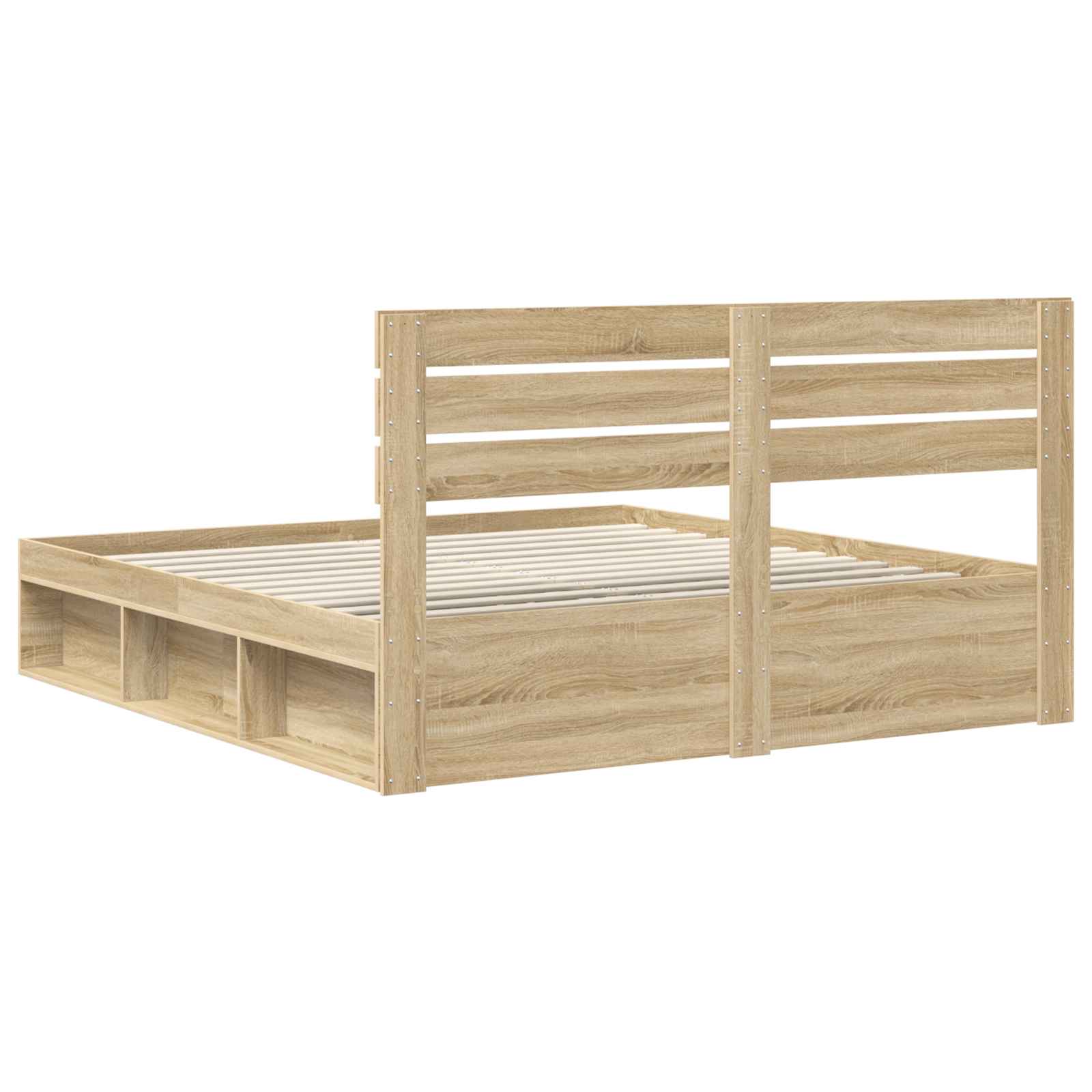 Bettrahmen Sonoma 200 x 200 cm Massives Kiefernholz