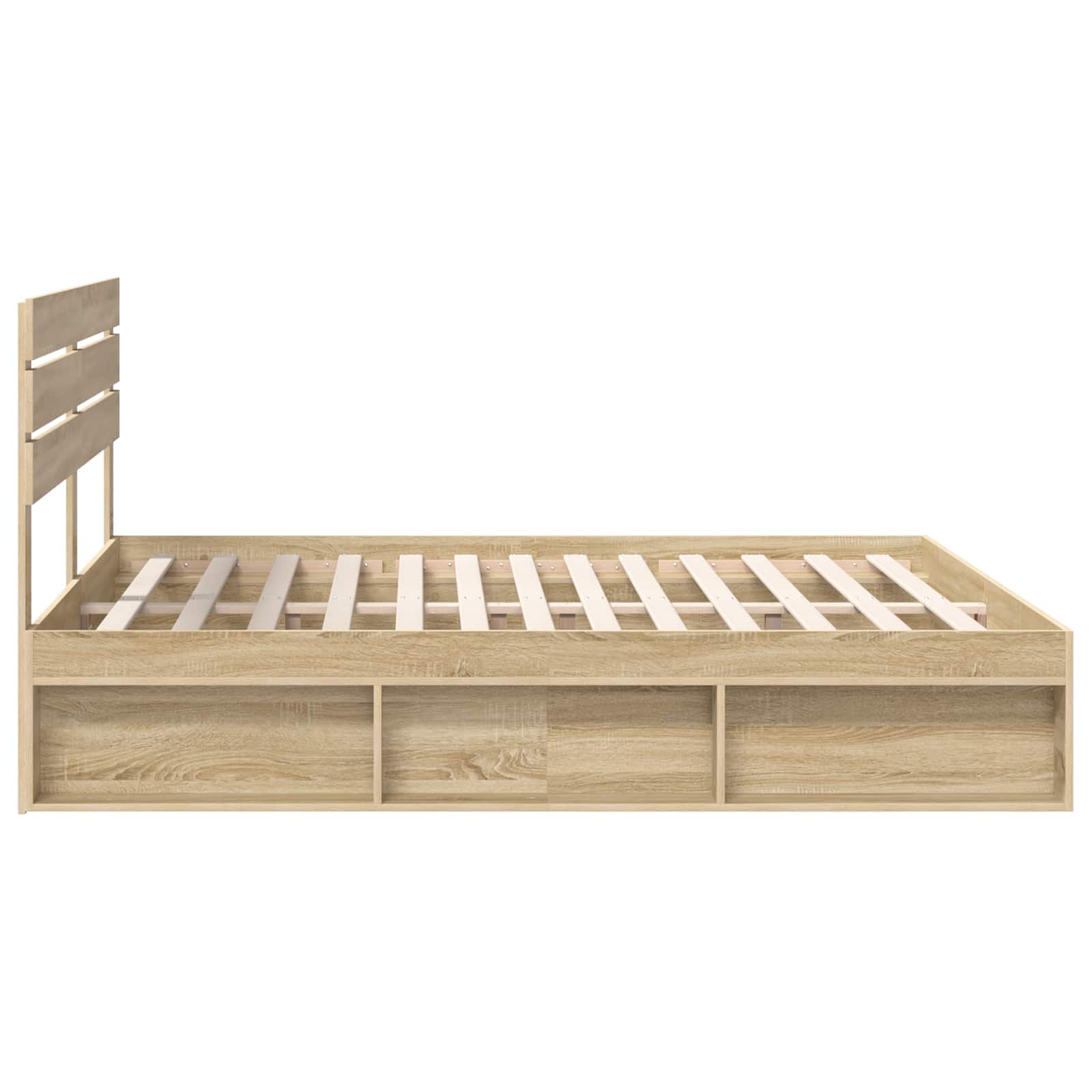 Bettrahmen Sonoma 200 x 200 cm Massives Kiefernholz