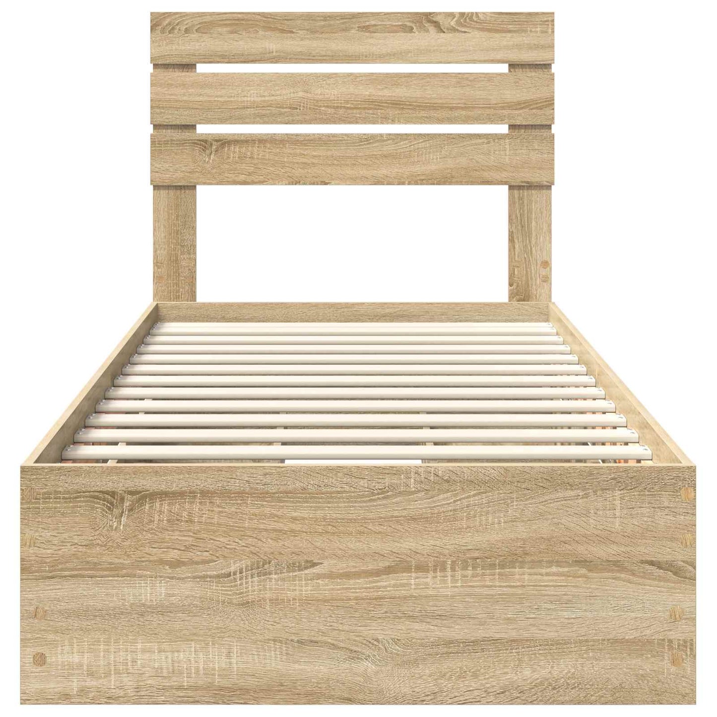 Bettrahmen Sonoma-Eiche 100 x 200 cm Ingenieurs Holz