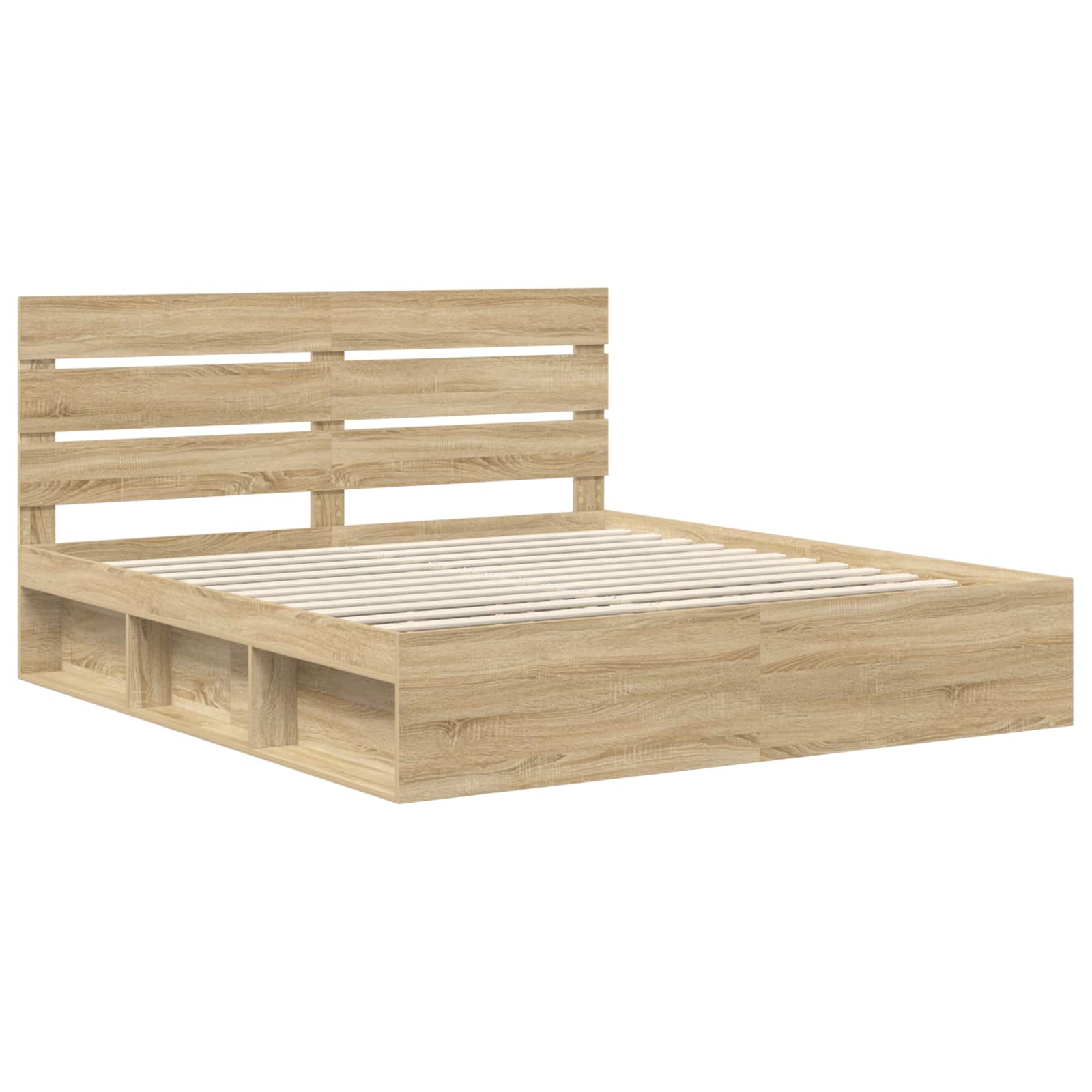 Bettrahmen Sonoma 200 x 200 cm Massives Kiefernholz
