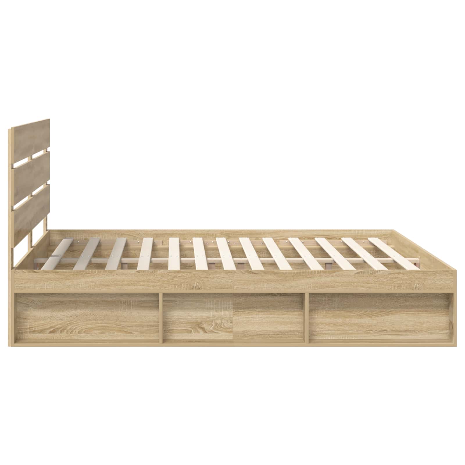 Bettrahmen Sonoma 200 x 200 cm Massives Kiefernholz