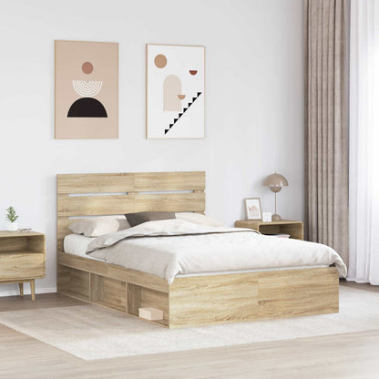 Bettrahmen Sonoma 140 x 200 cm Massives Kiefernholz
