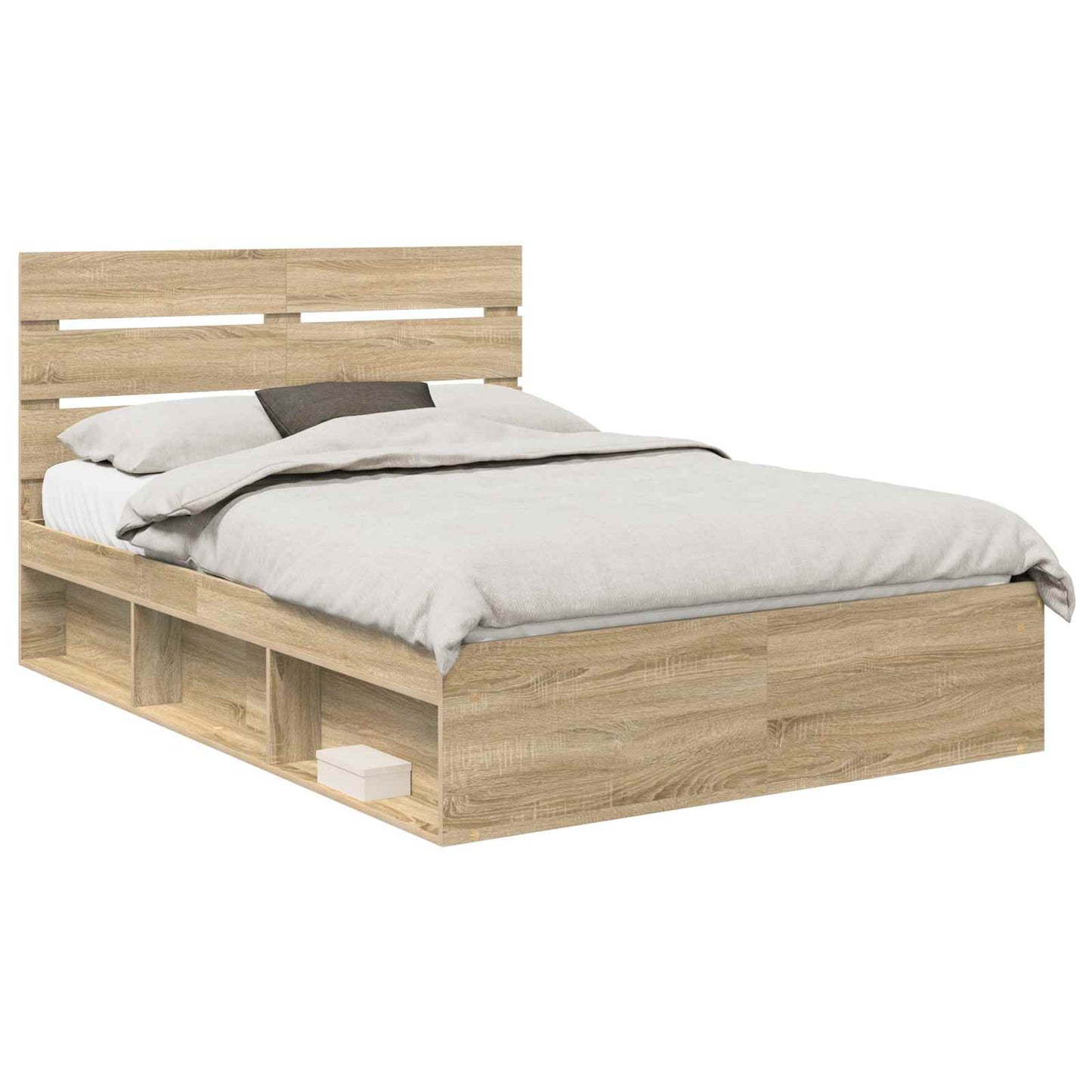 Bettrahmen Sonoma 140 x 190 cm Massives Kiefernholz