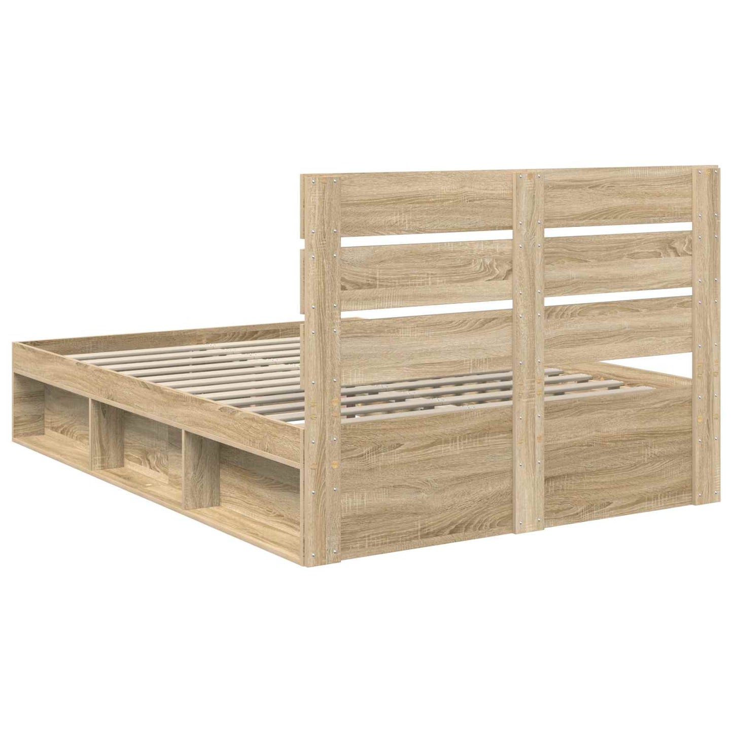 Bettrahmen Sonoma 140 x 190 cm Massives Kiefernholz