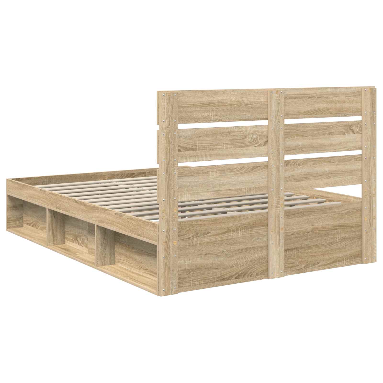 Bettrahmen Sonoma 140 x 190 cm Massives Kiefernholz
