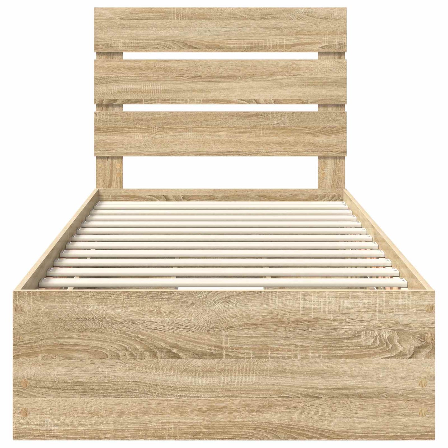 Bettrahmen Sonoma-Eiche 100 x 200 cm Ingenieurs Holz