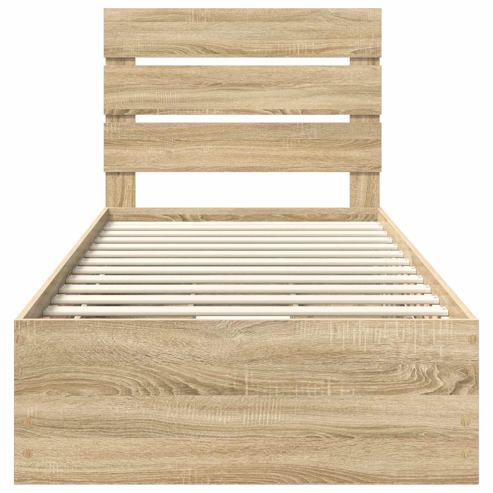Bettrahmen Sonoma-Eiche 100 x 200 cm Ingenieurs Holz