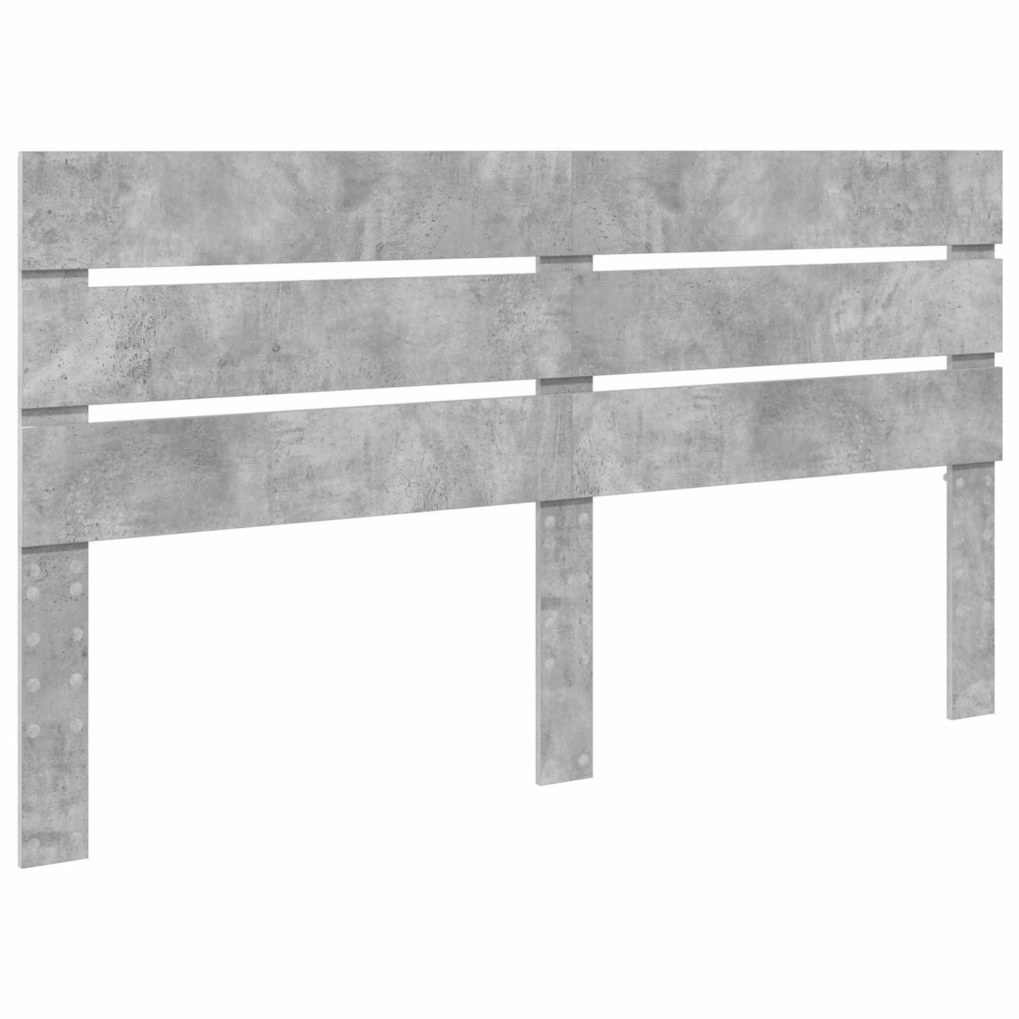 Bettrahmen mit Schubladen Beton Grau 200 x 200 cm Holzwerkstoff
