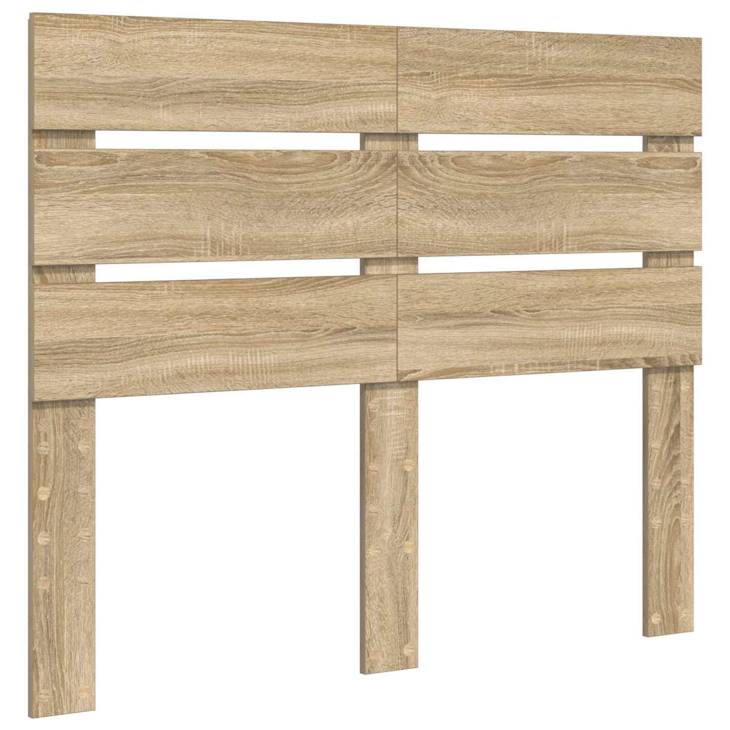 Bettrahmen mit Kopfteil Sonoma-Eiche 135 x 190 cm Holzwerkstoff