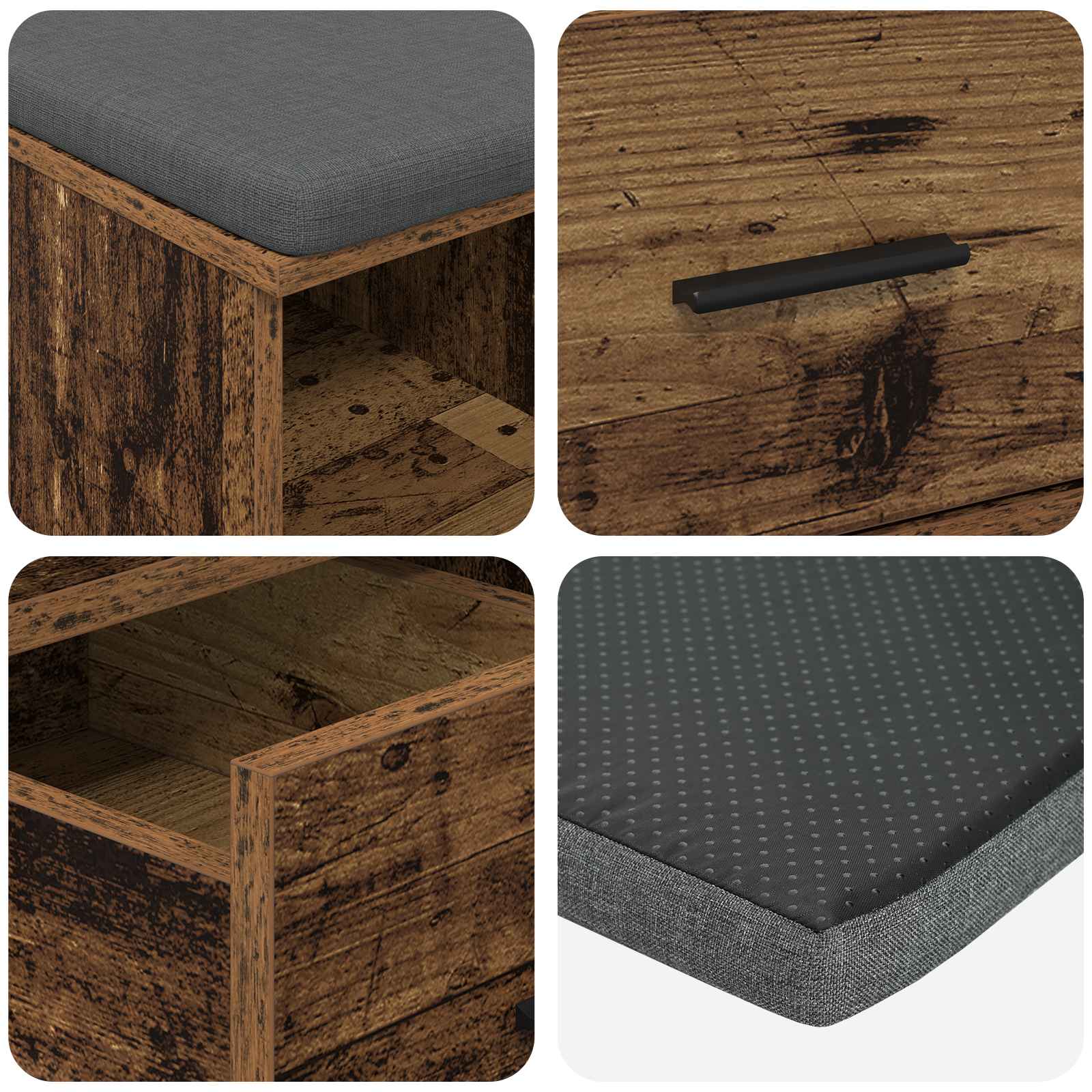 Flurbank Altholz 60 x 38 x 46 cm