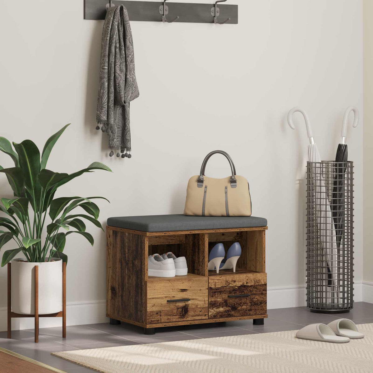 Flurbank Altholz 60 x 38 x 46 cm
