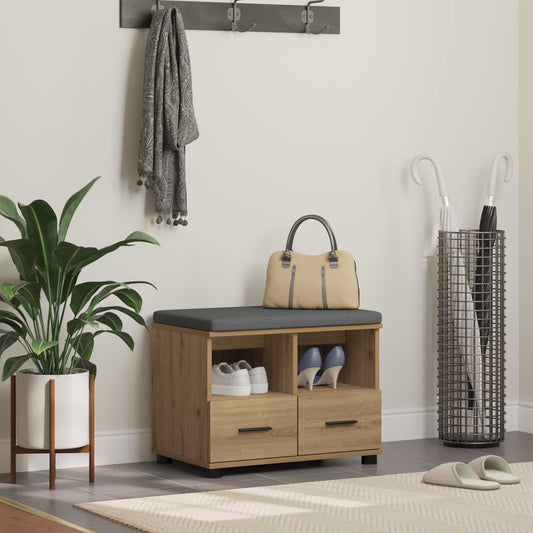 Flurbank Artisan-Eiche 60 x 38 x 46 cm