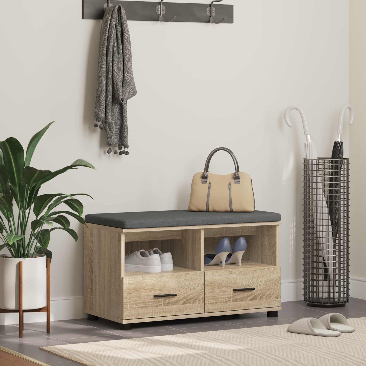 Flurbank Sonoma-Eiche 80 x 38 x 46 cm
