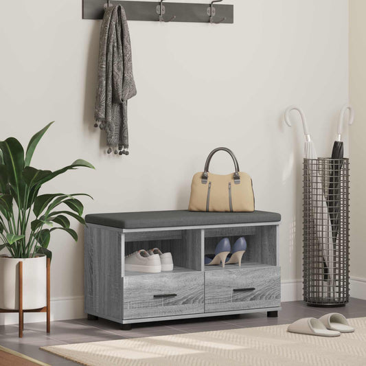 Flurbank Sonoma-Grau 80 x 38 x 46 cm