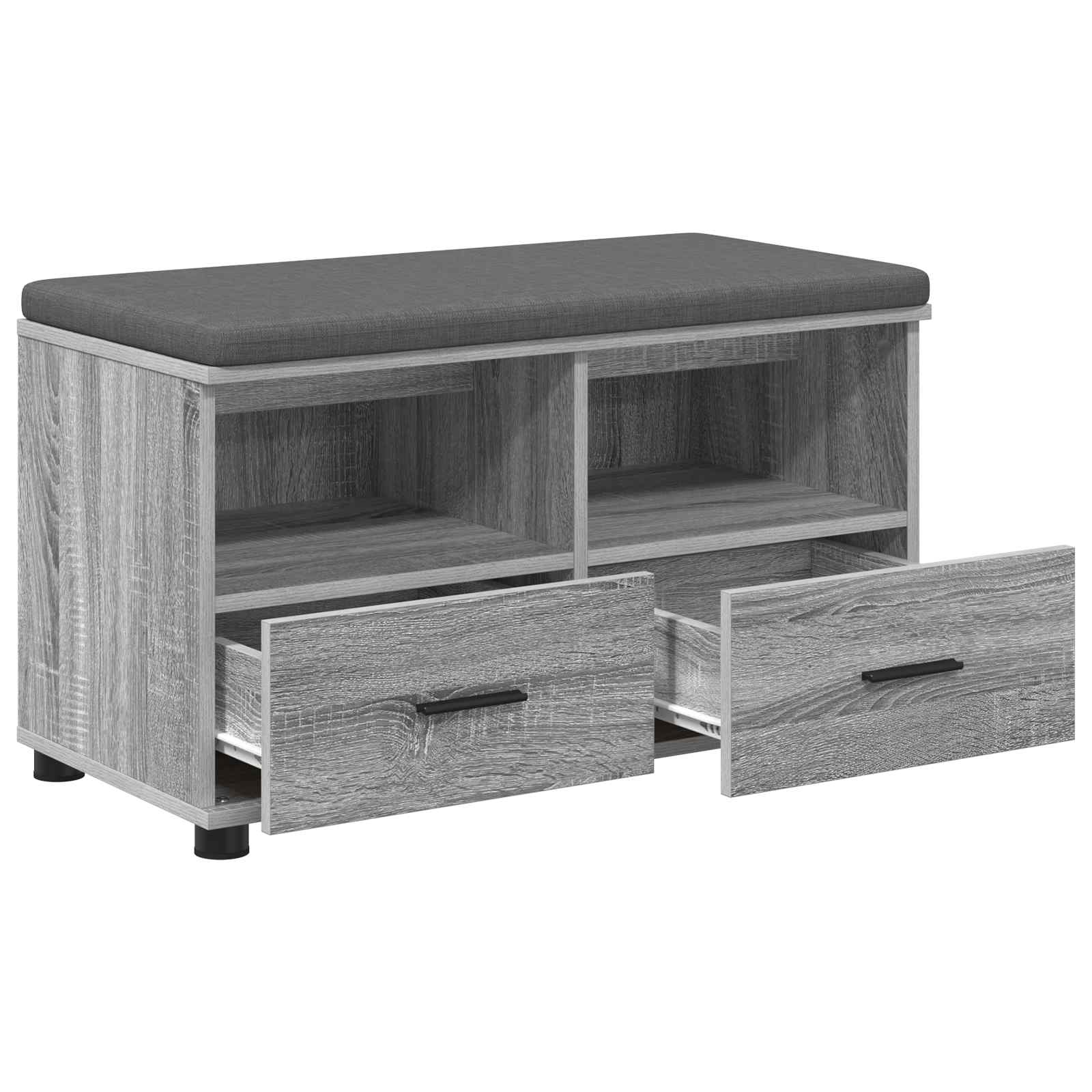 Flurbank Sonoma-Grau 80 x 38 x 46 cm